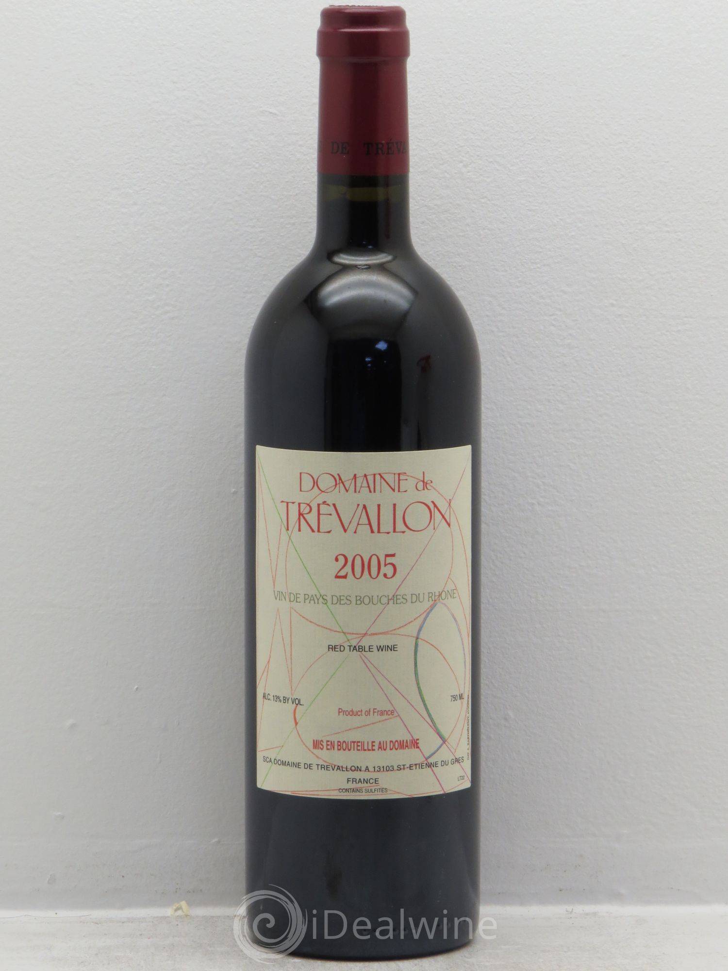 VDP Bouches du Rhône Trévallon (Domaine de) Eloi Dürrbach 2005 - Lot de 1 bouteille - 0