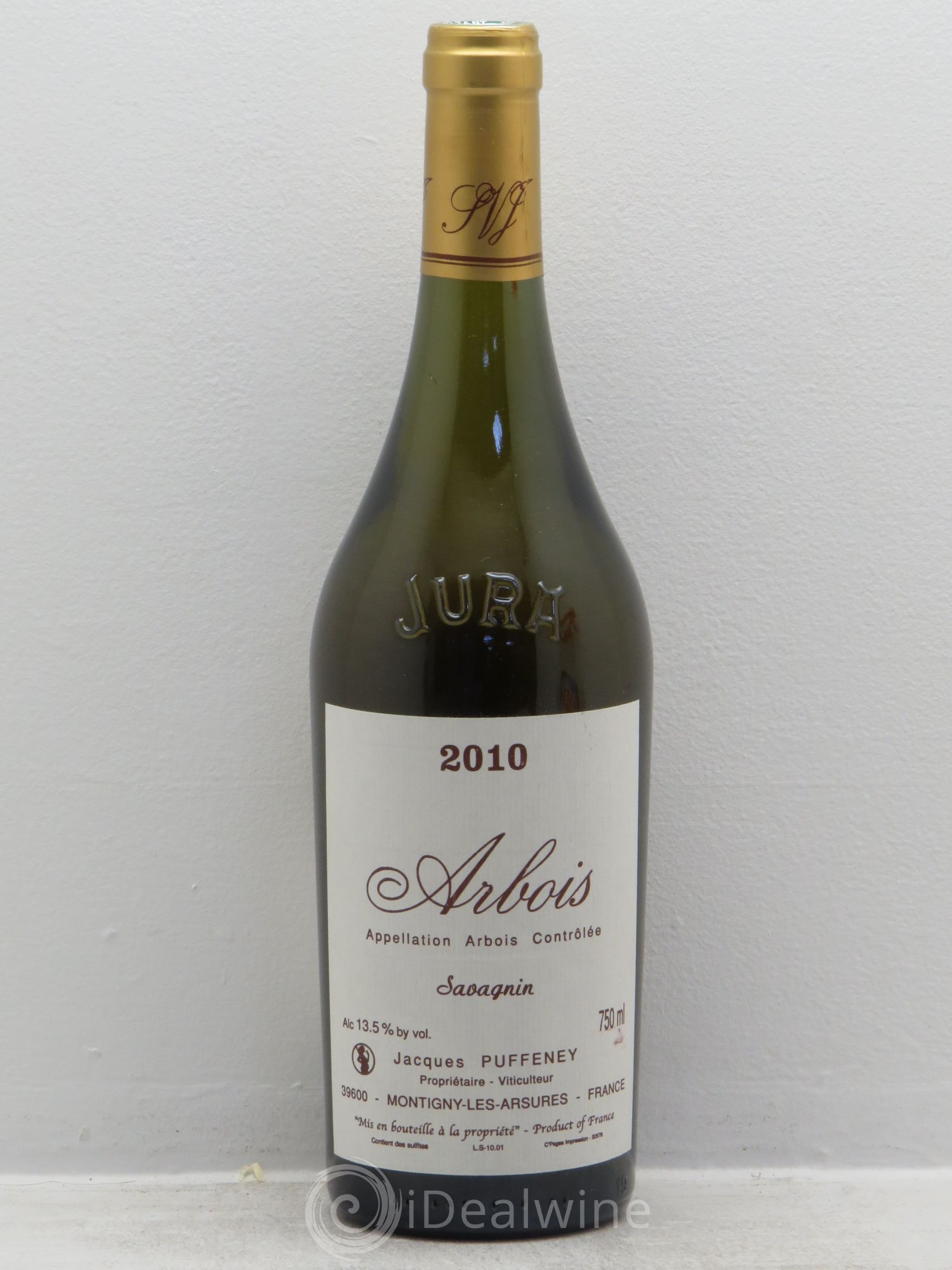 Arbois savagnin Domaine Jacques Puffeney 2010 - Posten von 1 Flasche - 0