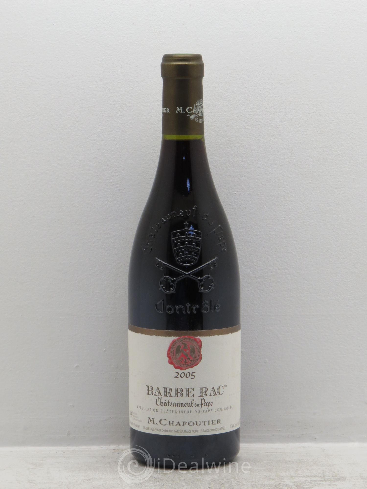 Châteauneuf-du-Pape Barbe Rac Chapoutier 2005 - Lot de 1 bouteille - 0