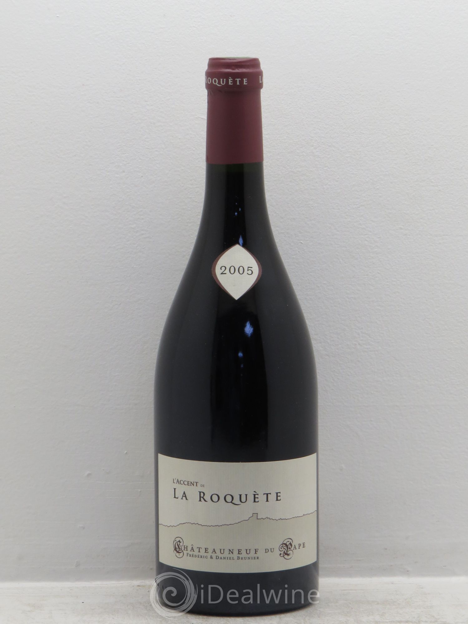 Châteauneuf-du-Pape La Roquète - Anciennement La Roquette (Domaine de) L'Accent Vignobles Brunier 2005 - Lot de 1 bouteille - 0