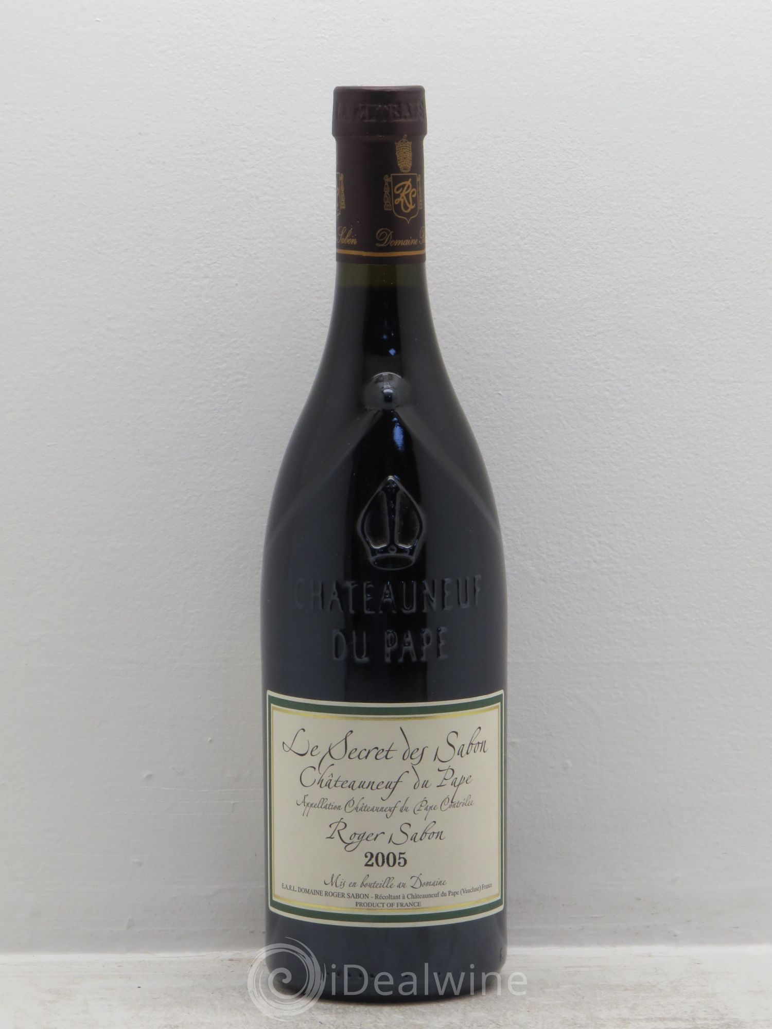 Châteauneuf-du-Pape Le Secret des Sabon Domaine Roger Sabon 2005 - Lot de 1 bouteille - 0