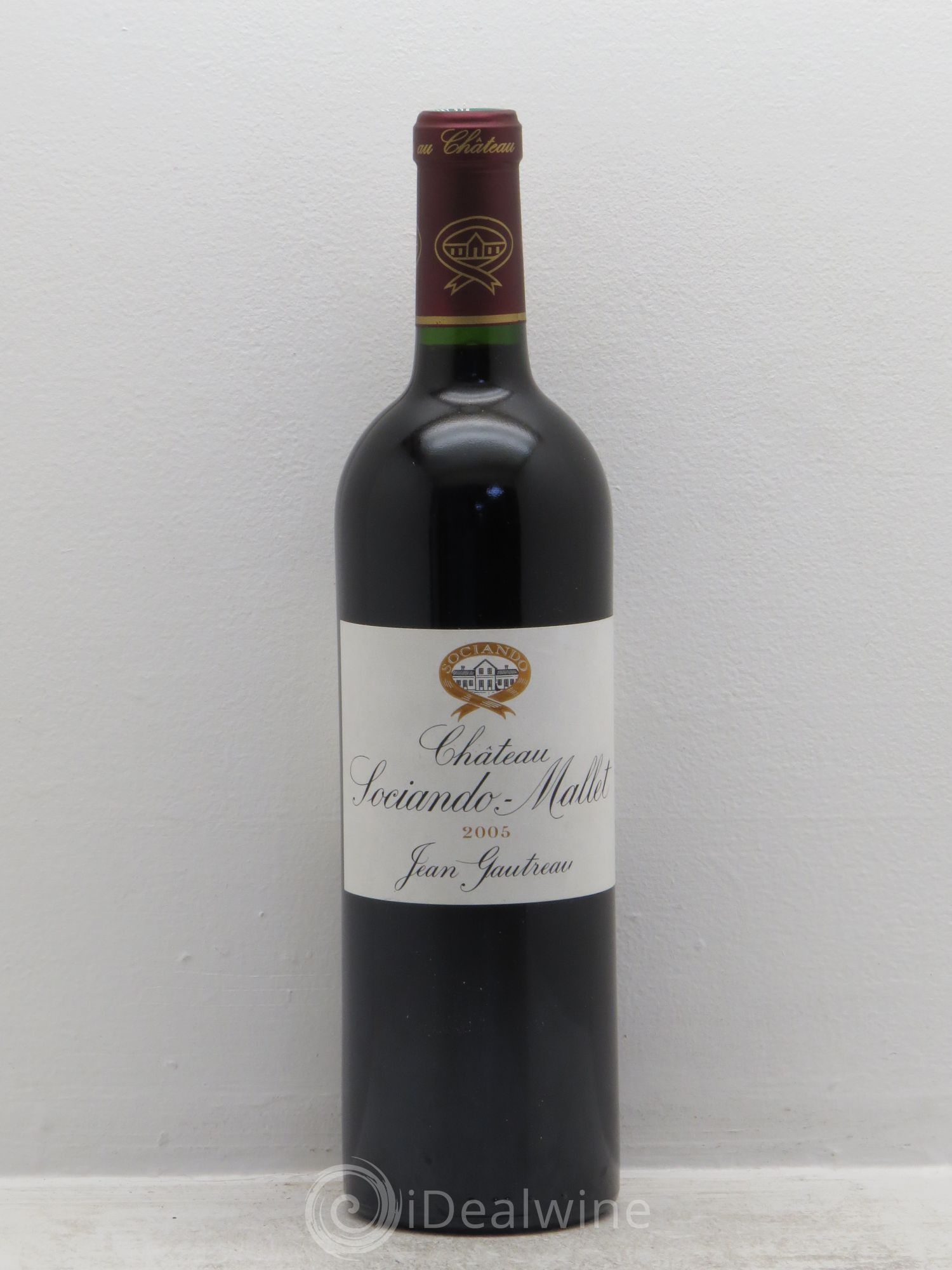 Château Sociando Mallet 2005 - Lot de 1 bouteille - 0