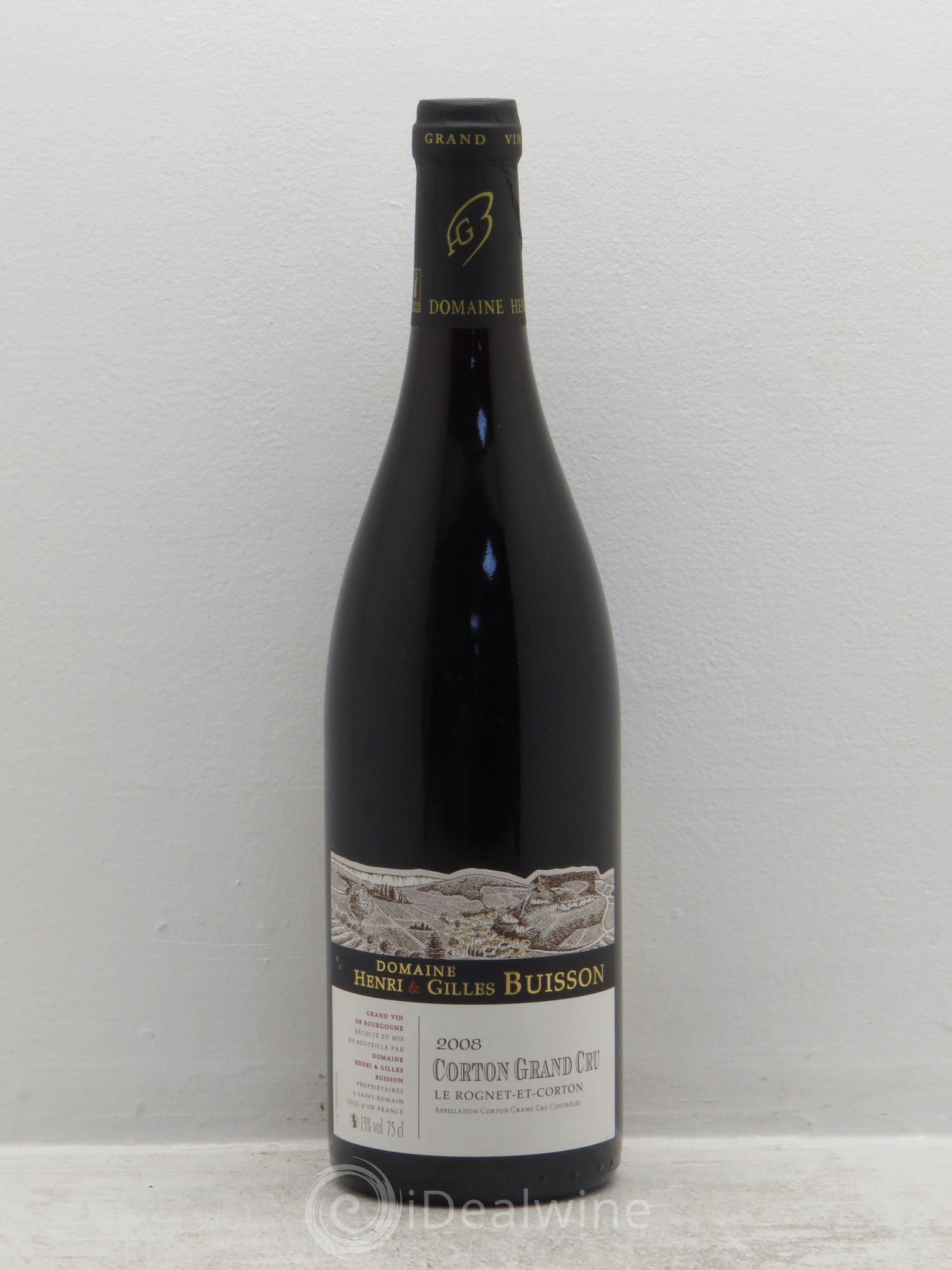 Corton Grand Cru Le Rognet-et-Corton Henri et Gilles Buisson (Domaine) 2008 - Lot de 1 bouteille - 0