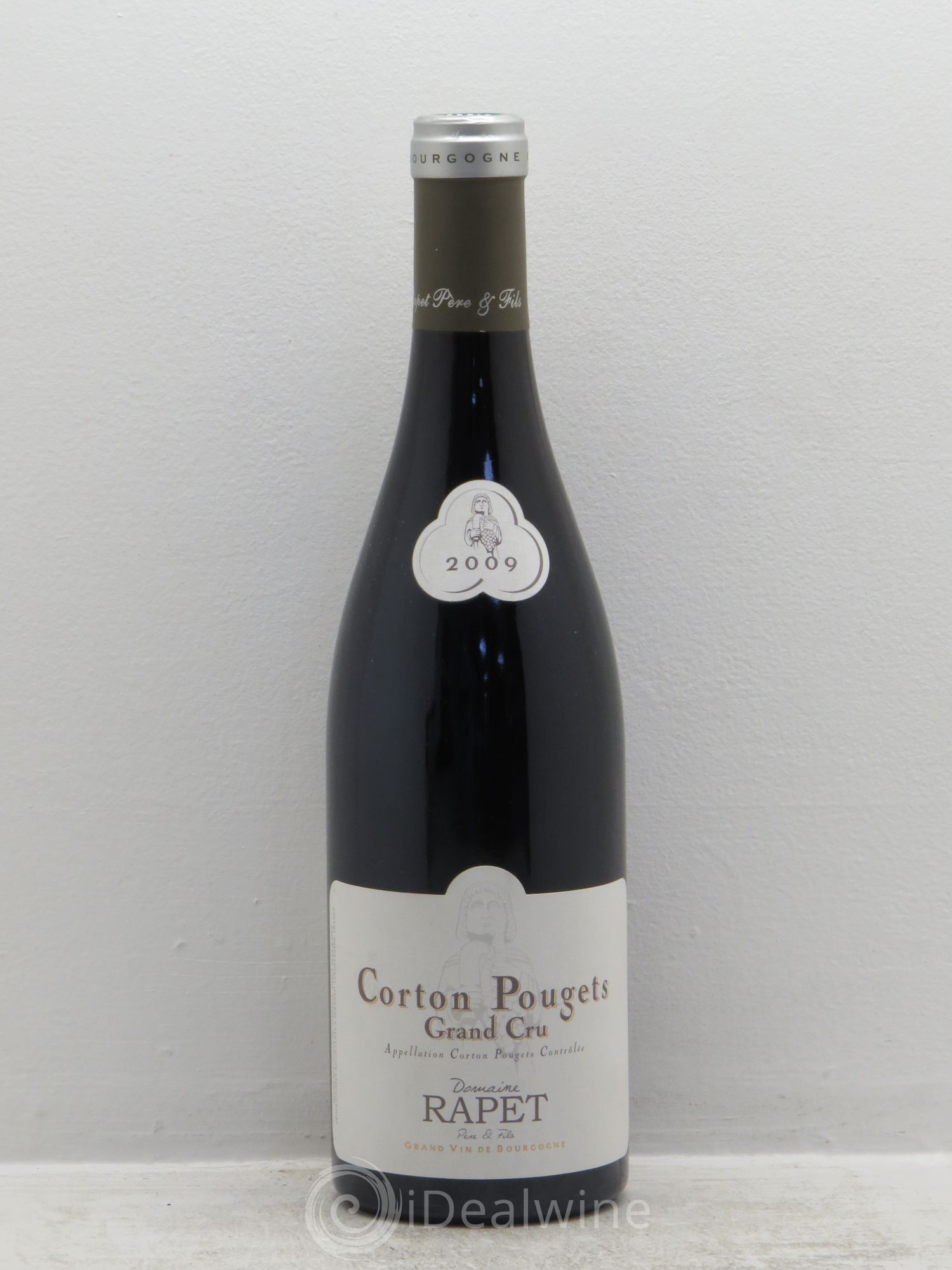 Corton Grand Cru Pougets Rapet Père & Fils (sans prix de réserve) 2009 - Lot de 1 bouteille - 0
