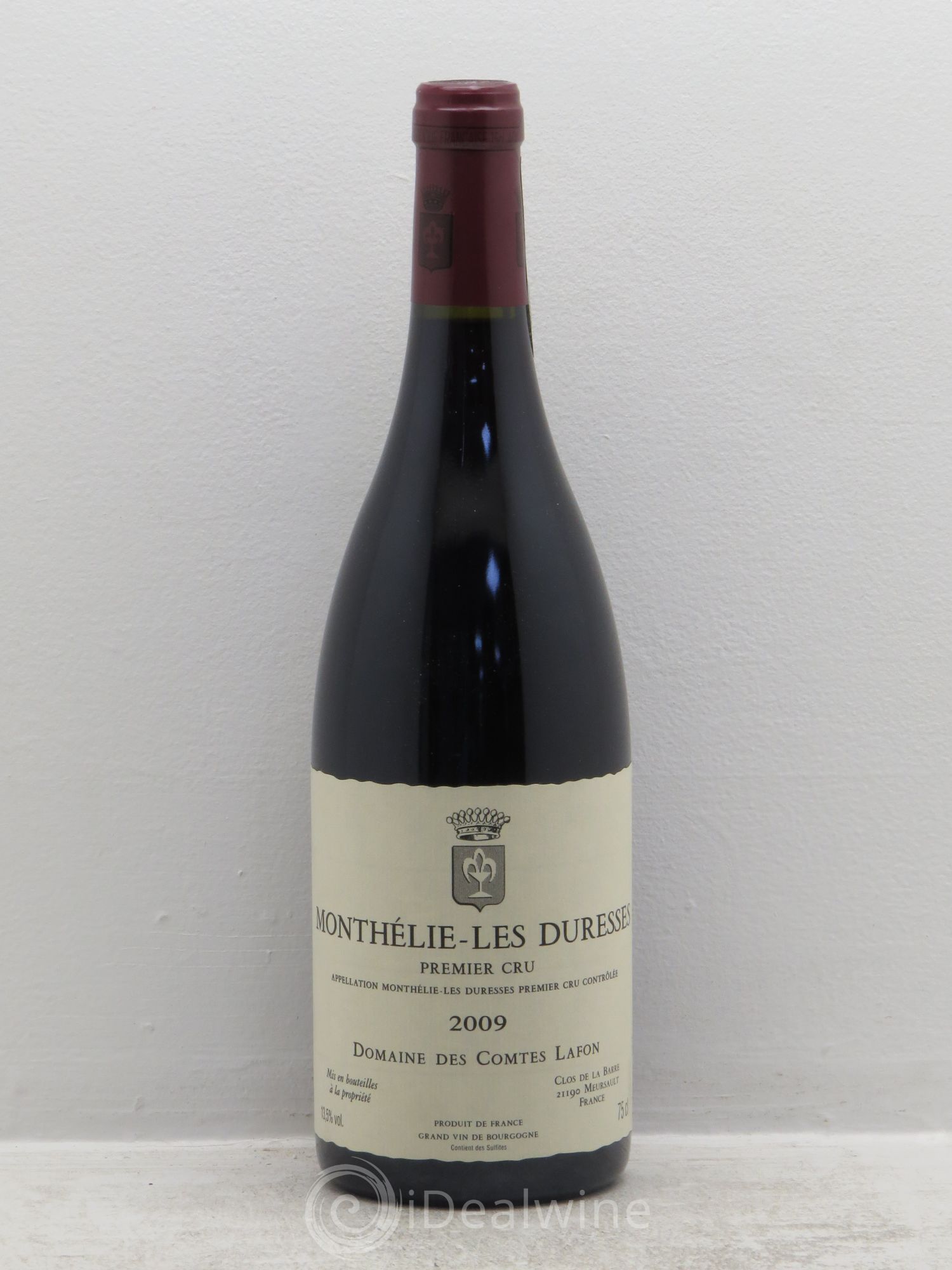 Monthélie 1er Cru (sans prix de réserve) 2009 - Lot de 1 bouteille - 0