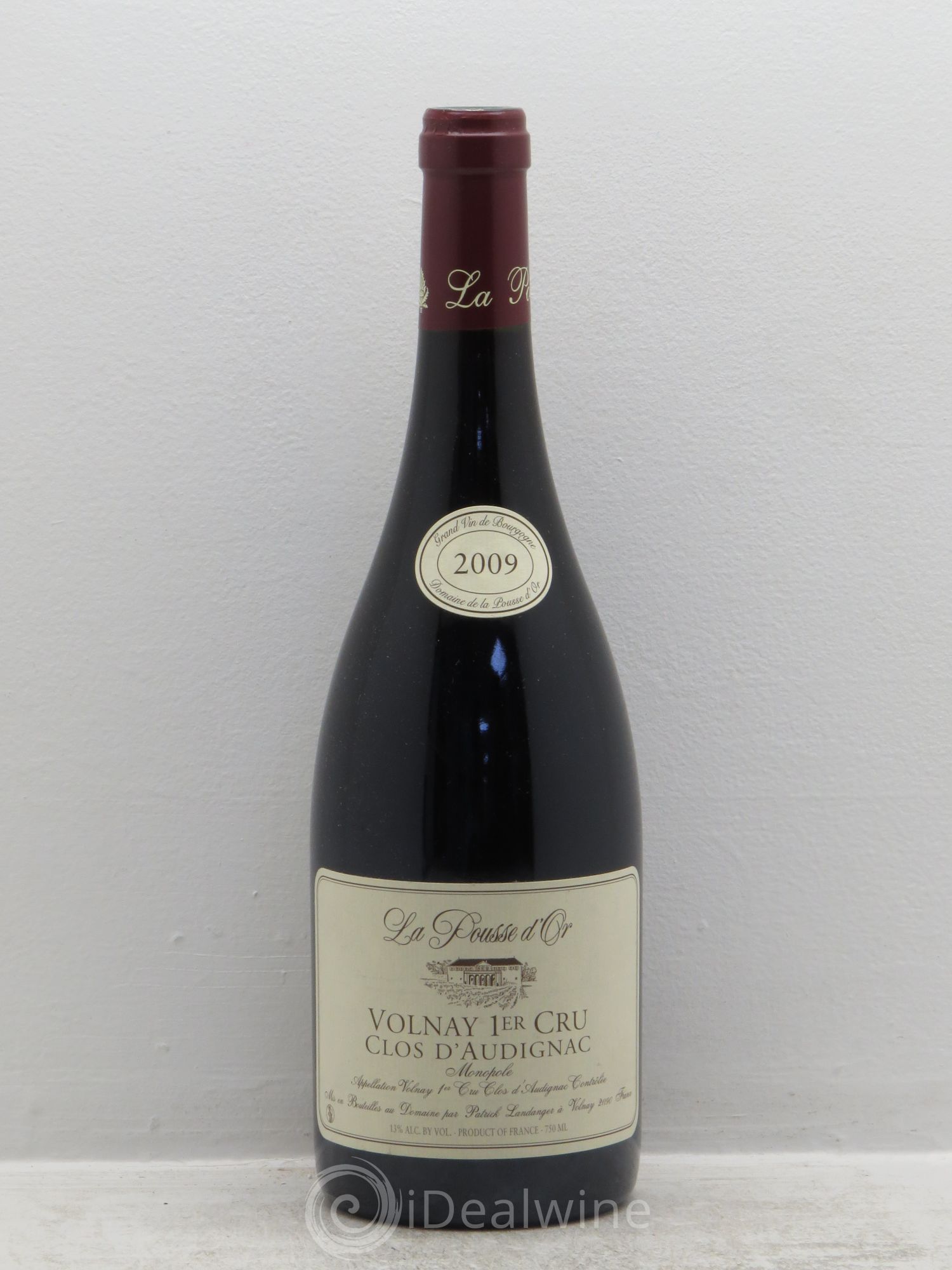 Volnay 1er Cru Clos d'Audignac La Pousse d'Or (Domaine de) (sans prix de réserve) 2009 - Lot de 1 bouteille - 0