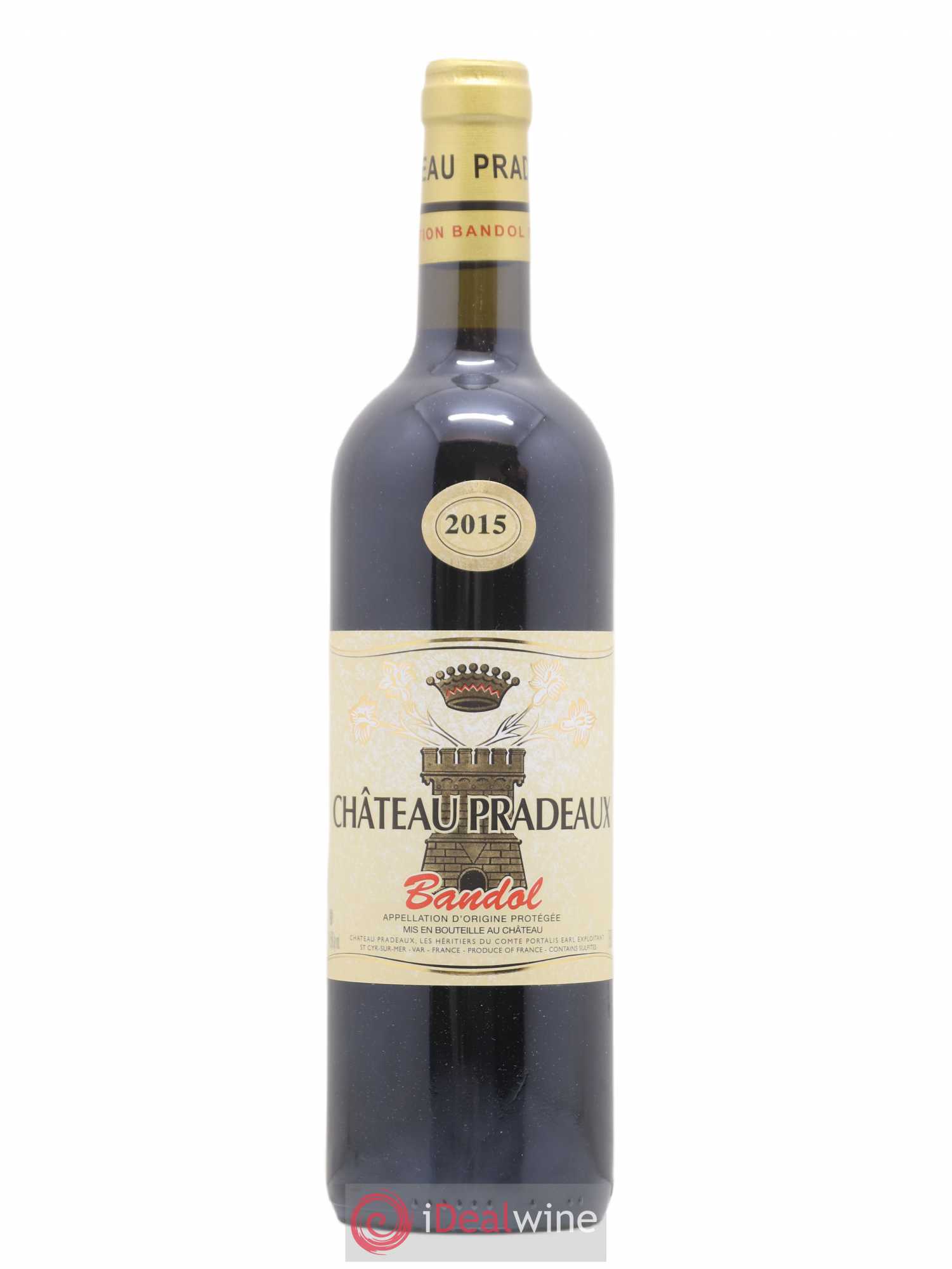 Bandol Château Pradeaux Famille Portalis 2015 - Lot de 1 bouteille - 0