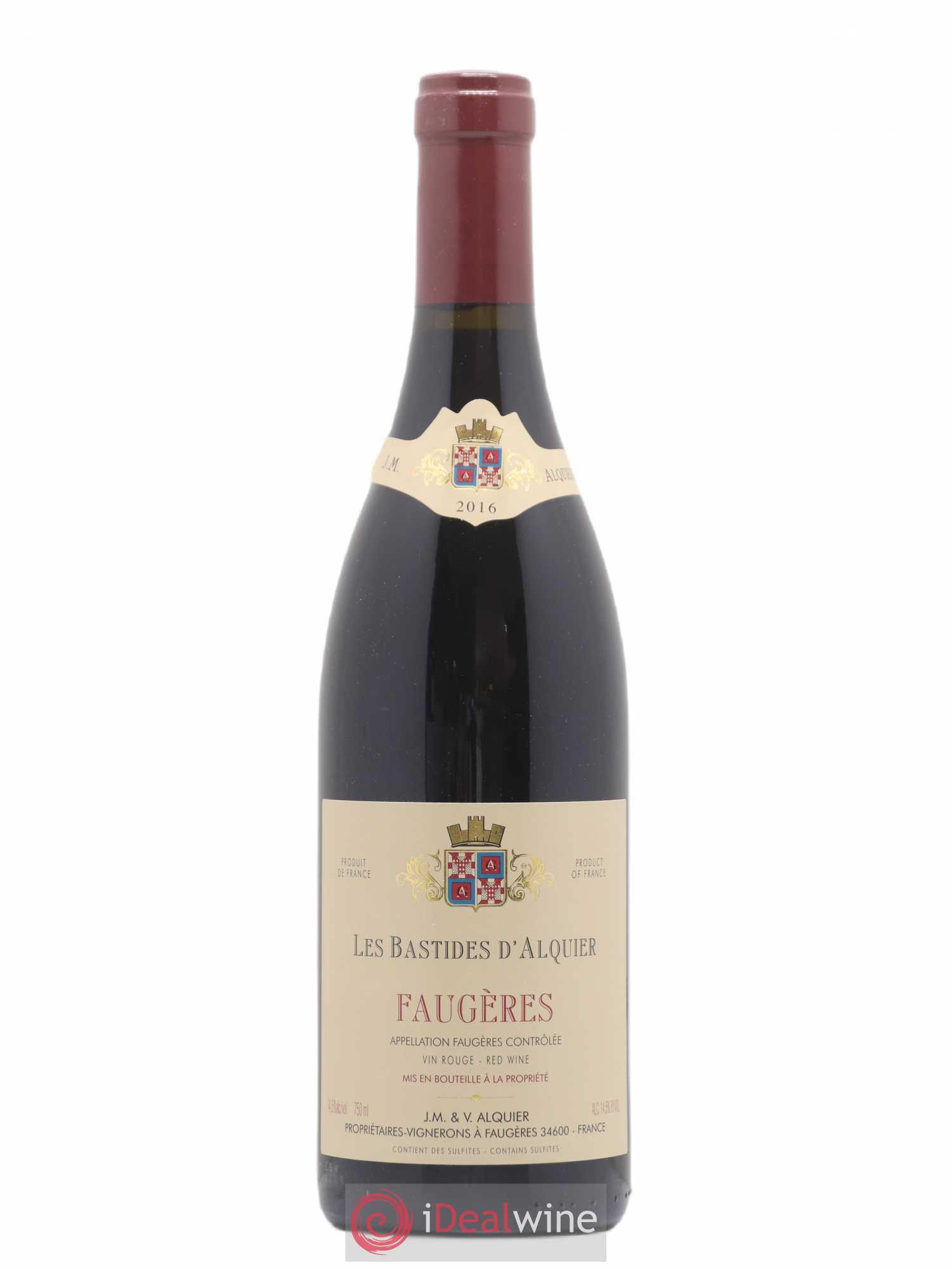 Faugères Domaine Jean-Michel Alquier Les Bastides d'Alquier 2016 - Lot de 1 bouteille - 0