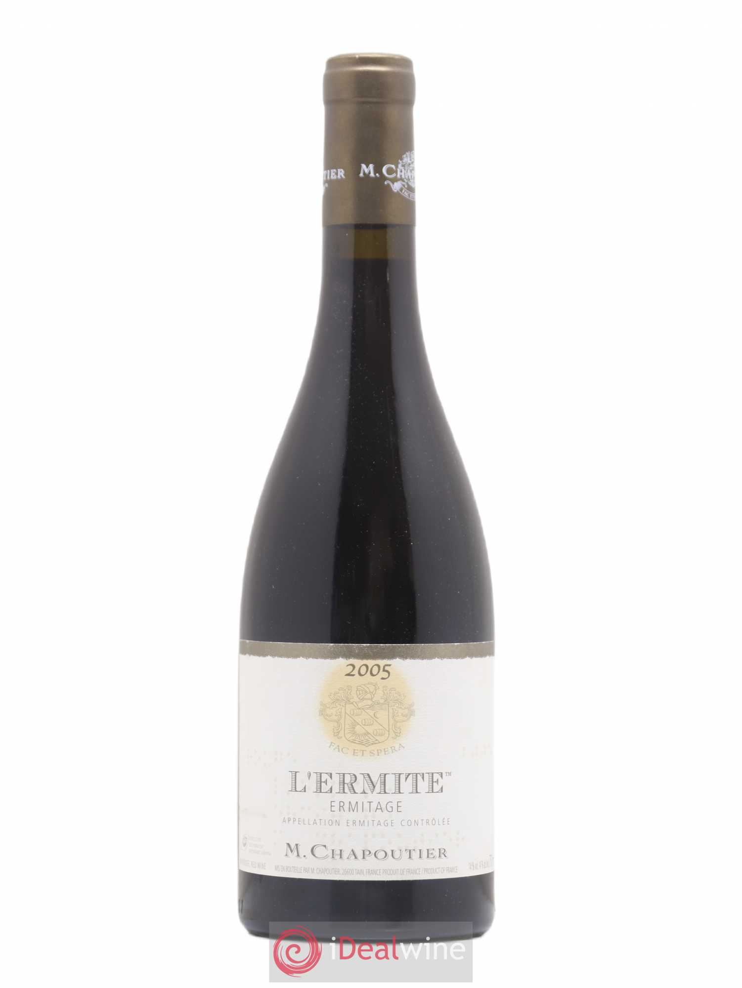 Hermitage Ermitage l'Ermite Chapoutier 2005 - Lot de 1 bouteille - 0