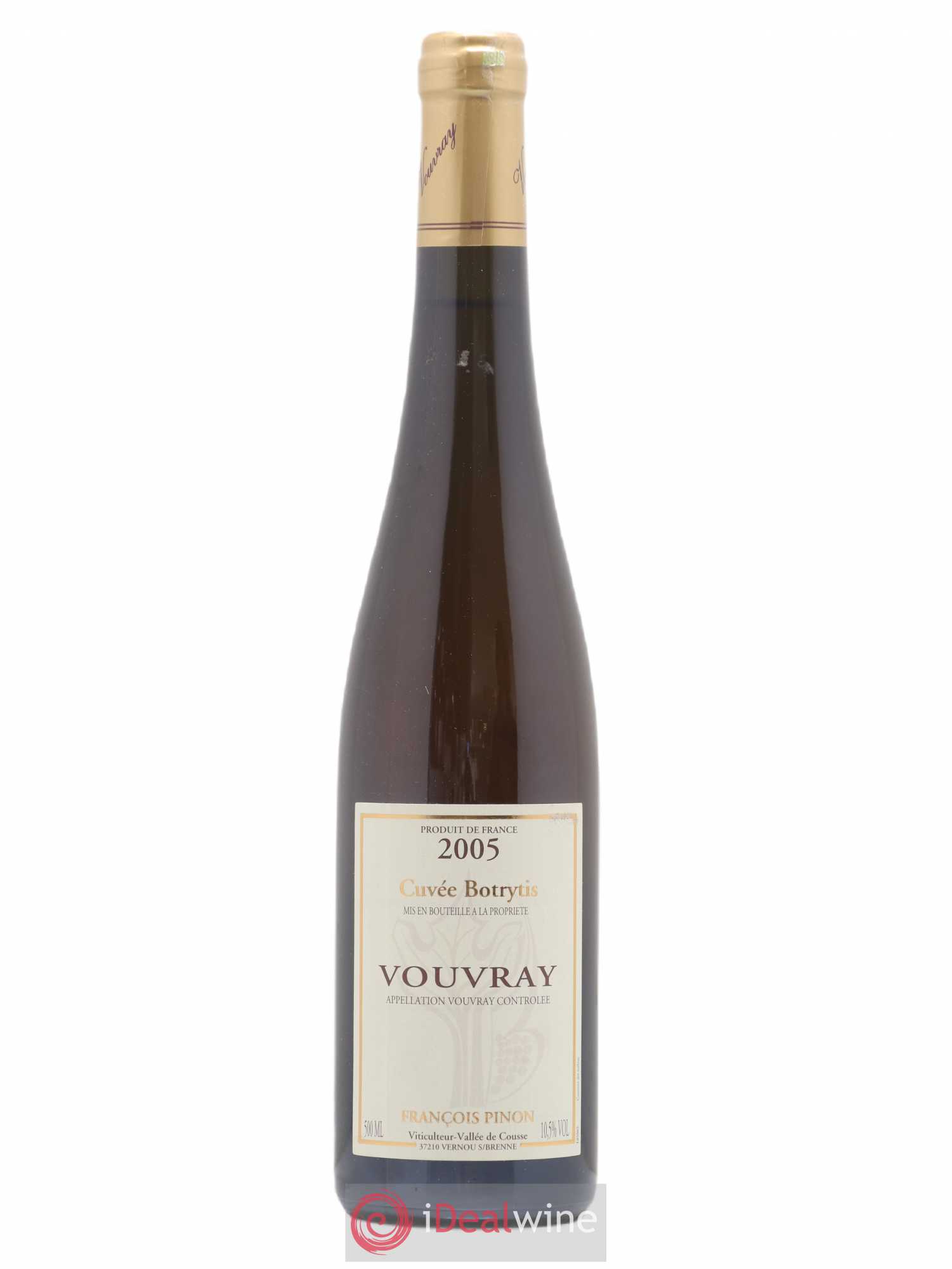 Vouvray François Pinon Cuvée Botrytis 50cl 2005 - Posten von 1 Flasche - 0