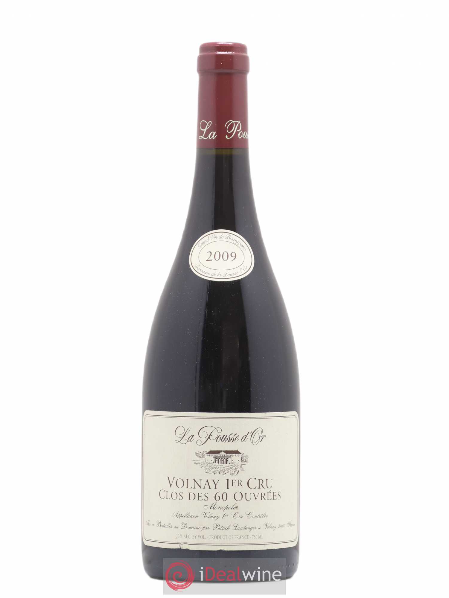 Volnay 1er Cru Clos des 60 ouvrées La Pousse d'Or (Domaine de) 2009 - Lot de 1 bouteille - 0