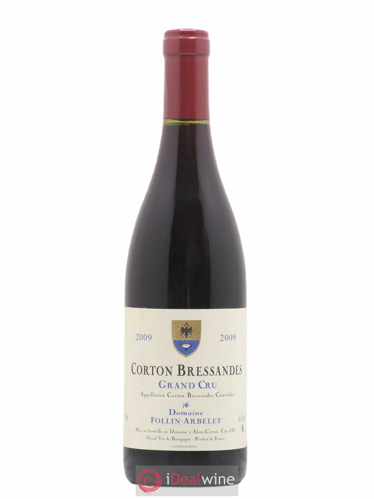 Corton Grand Cru Bressandes Follin-Arbelet (Domaine) 2009 - Lot de 1 bouteille - 0