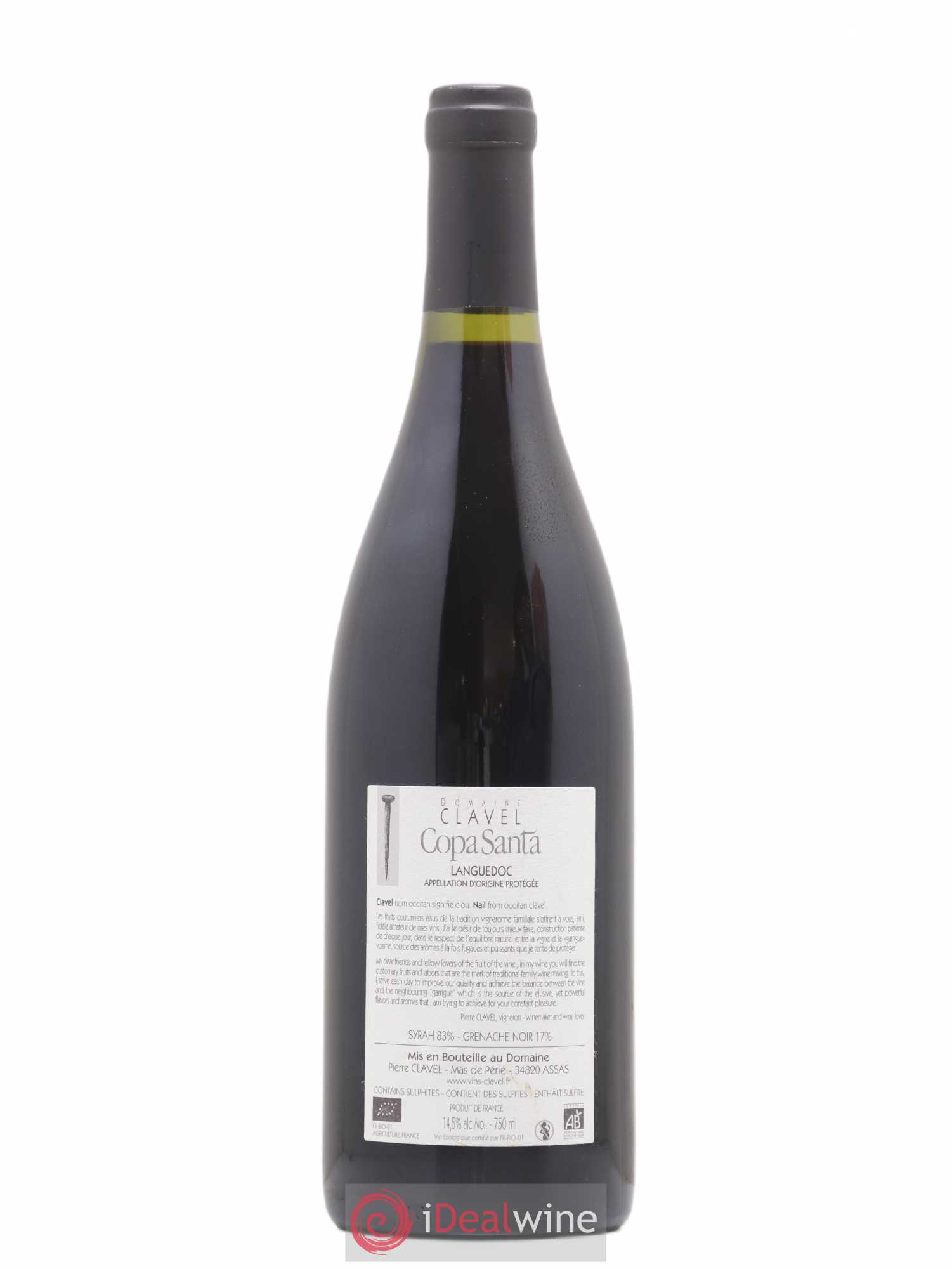 Languedoc Domaine Pierre Clavel Copa Santa 2015 - Posten von 1 Flasche - 1