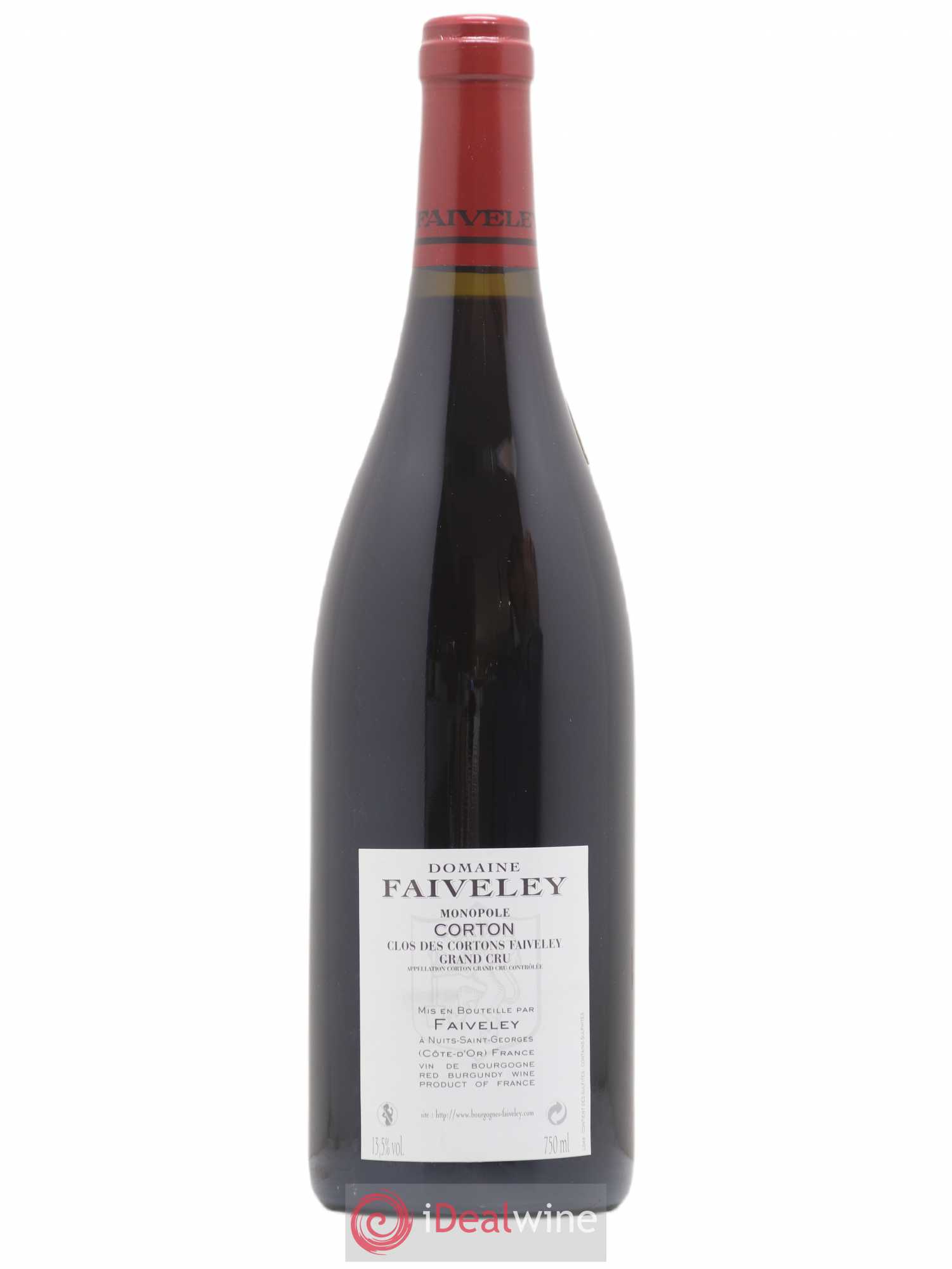 Corton Grand Cru Clos des Cortons Faiveley 2009 - Lot de 1 bouteille - 1
