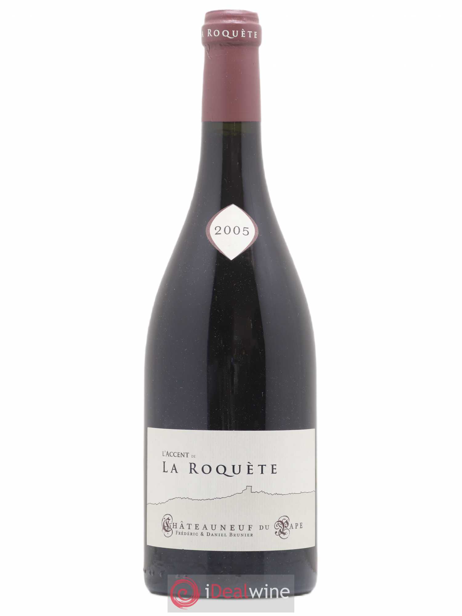 Châteauneuf-du-Pape La Roquète - Anciennement La Roquette (Domaine de) L'Accent Vignobles Brunier 2005 - Lot de 1 bouteille - 0
