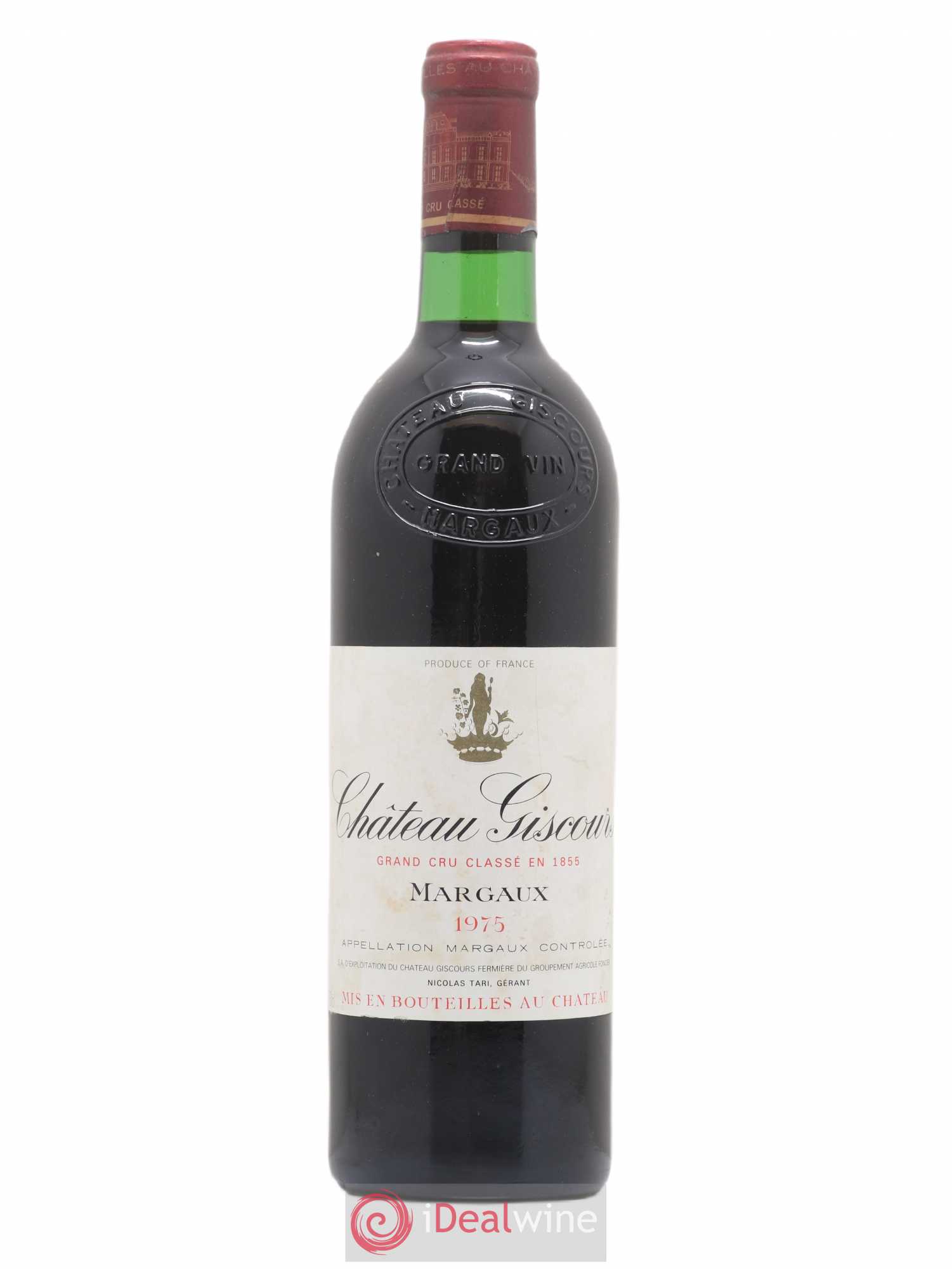 Château Giscours 3ème Grand Cru Classé 1975 - Lot de 1 bouteille - 0