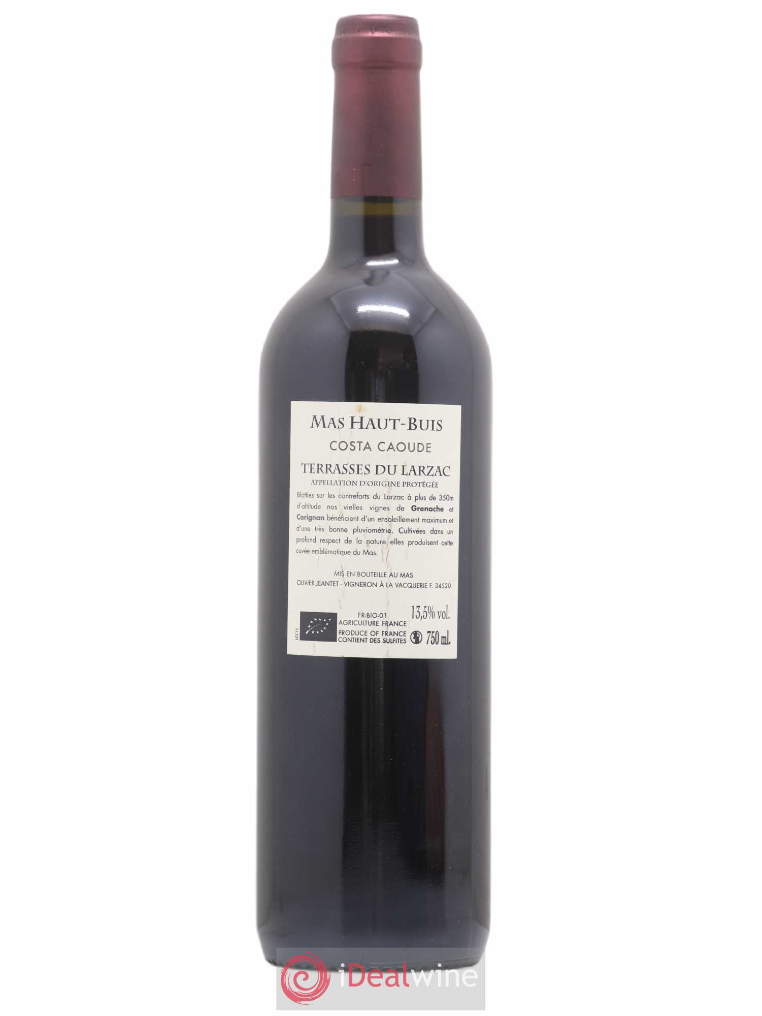 Terrasses du Larzac Costa Caoude Domaine Mas Haut Buis 2015 - Lot de 1 bouteille - 1