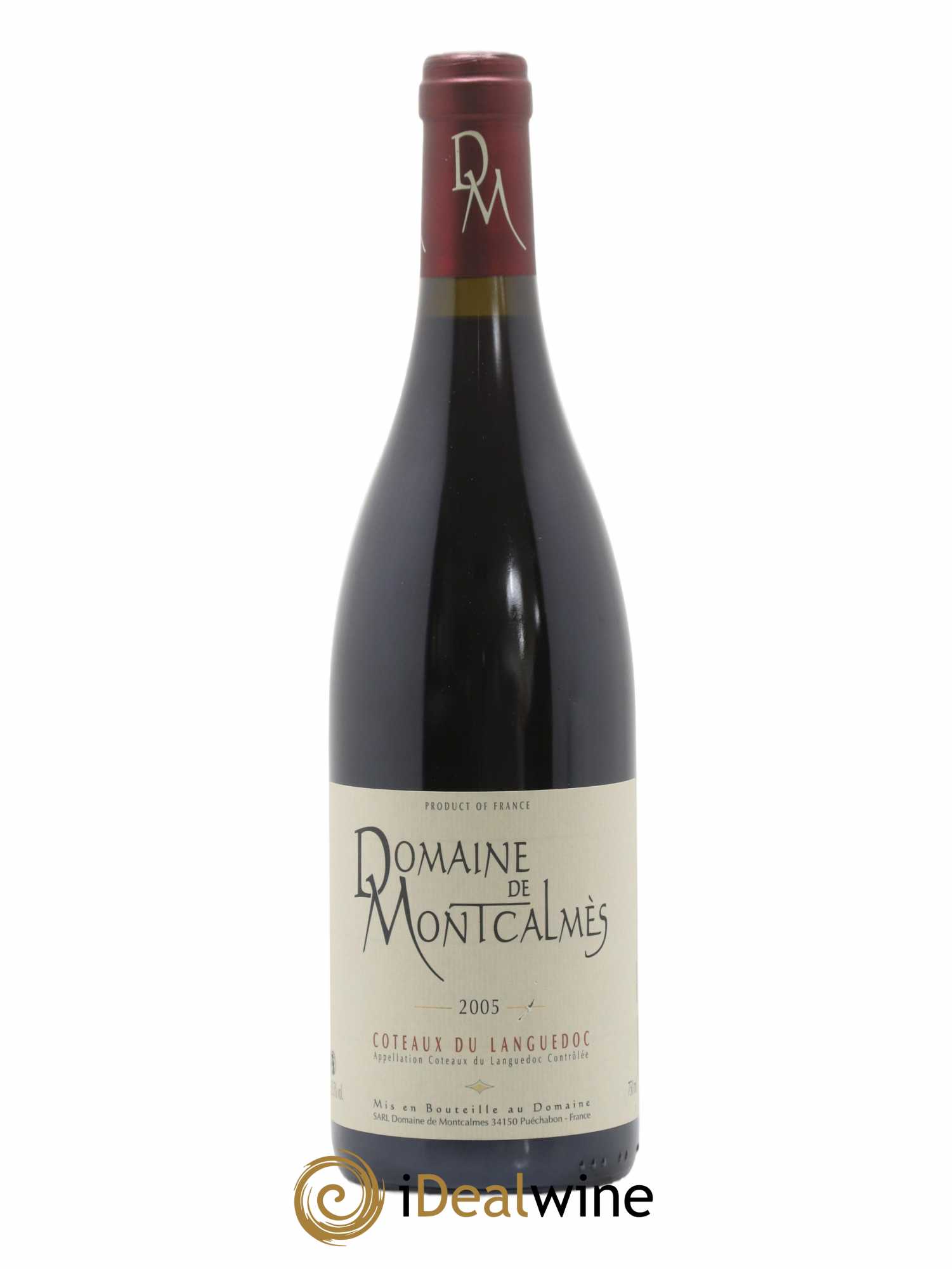 Coteaux du Languedoc Domaine de Montcalmès Frédéric Pourtalié 2005 - Lot de 1 bouteille - 0