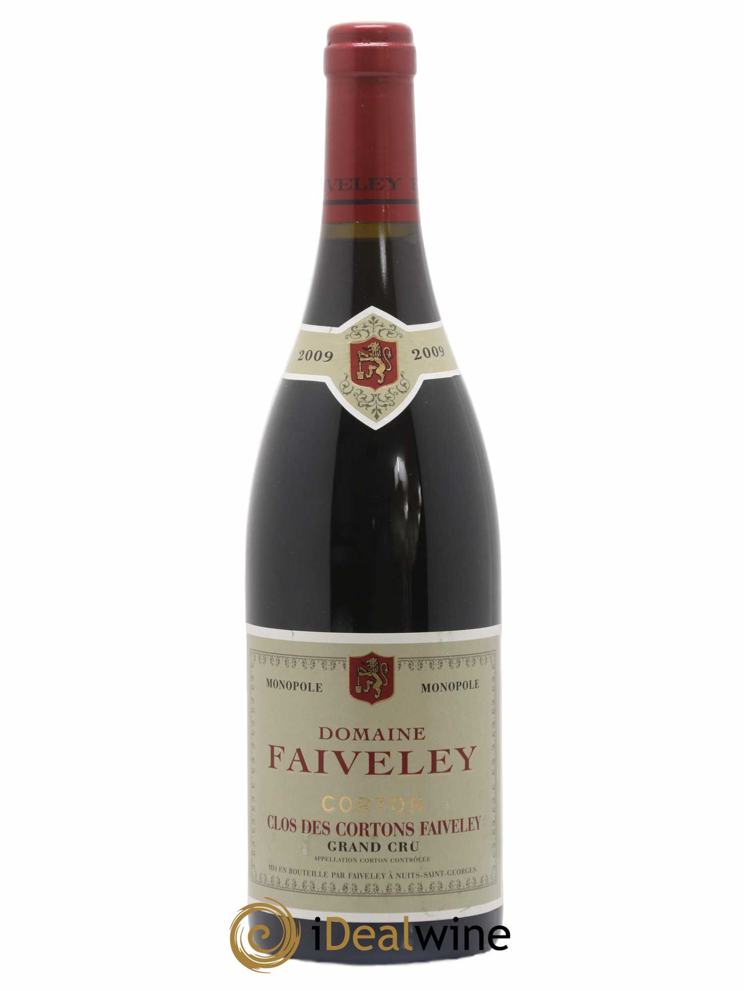 Corton Grand Cru Clos des Cortons Faiveley 2009 - Lot de 1 bouteille - 0