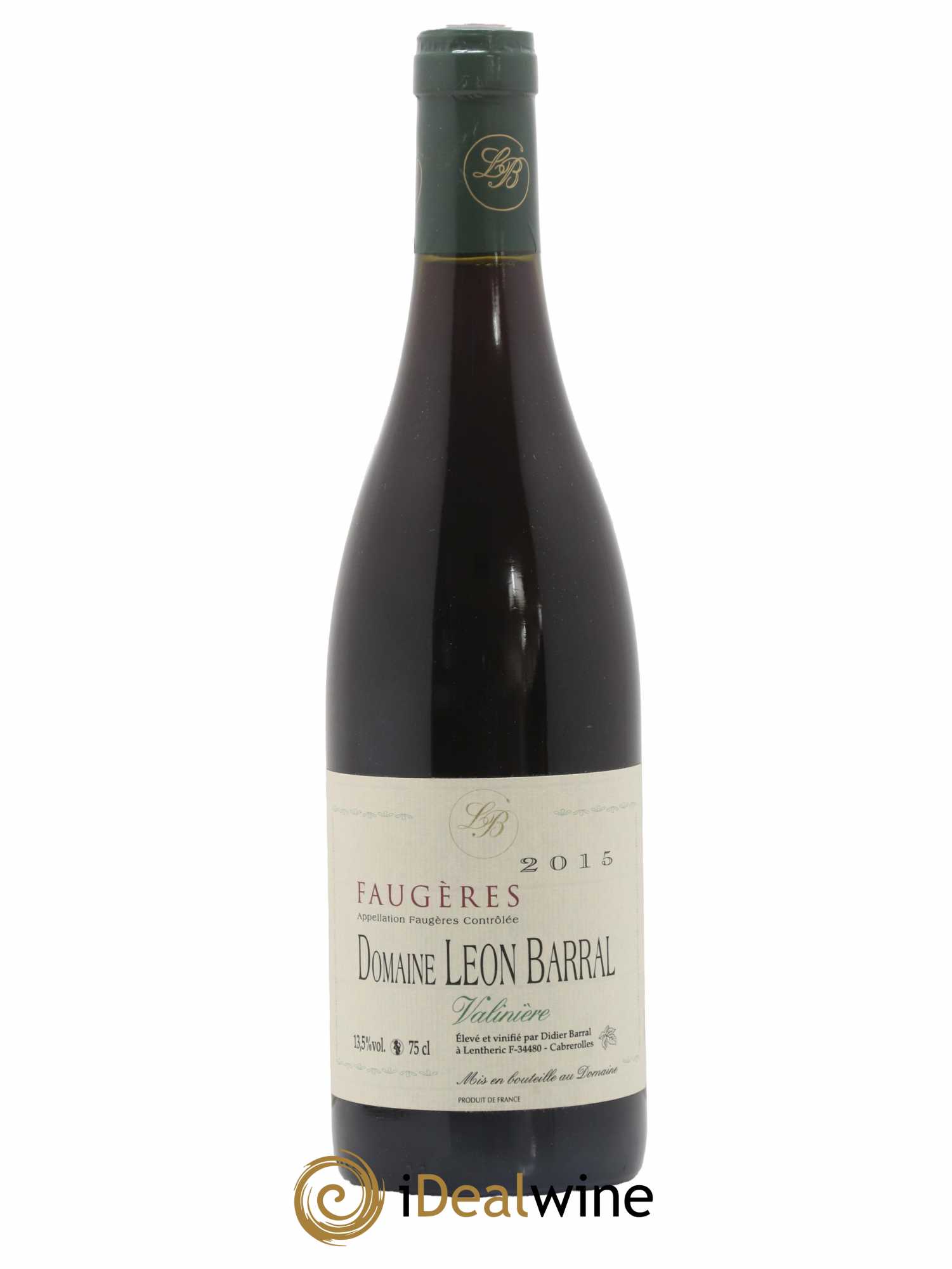 Faugères Valinière Domaine Léon Barral 2015 - Lot de 1 bouteille - 0