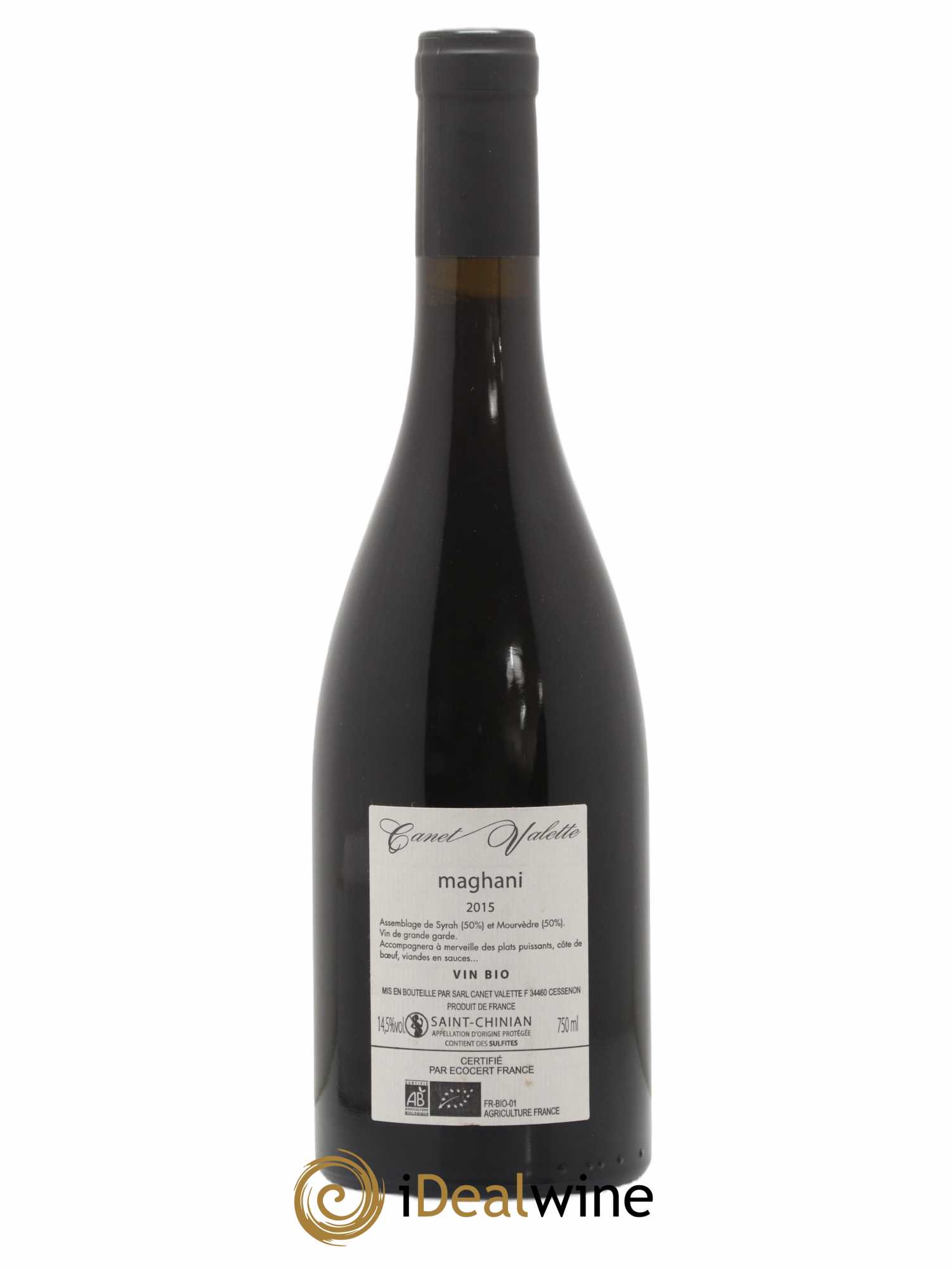Saint-Chinian Maghani Canet-Valette (Domaine) 2015 - Lot de 1 bouteille - 1