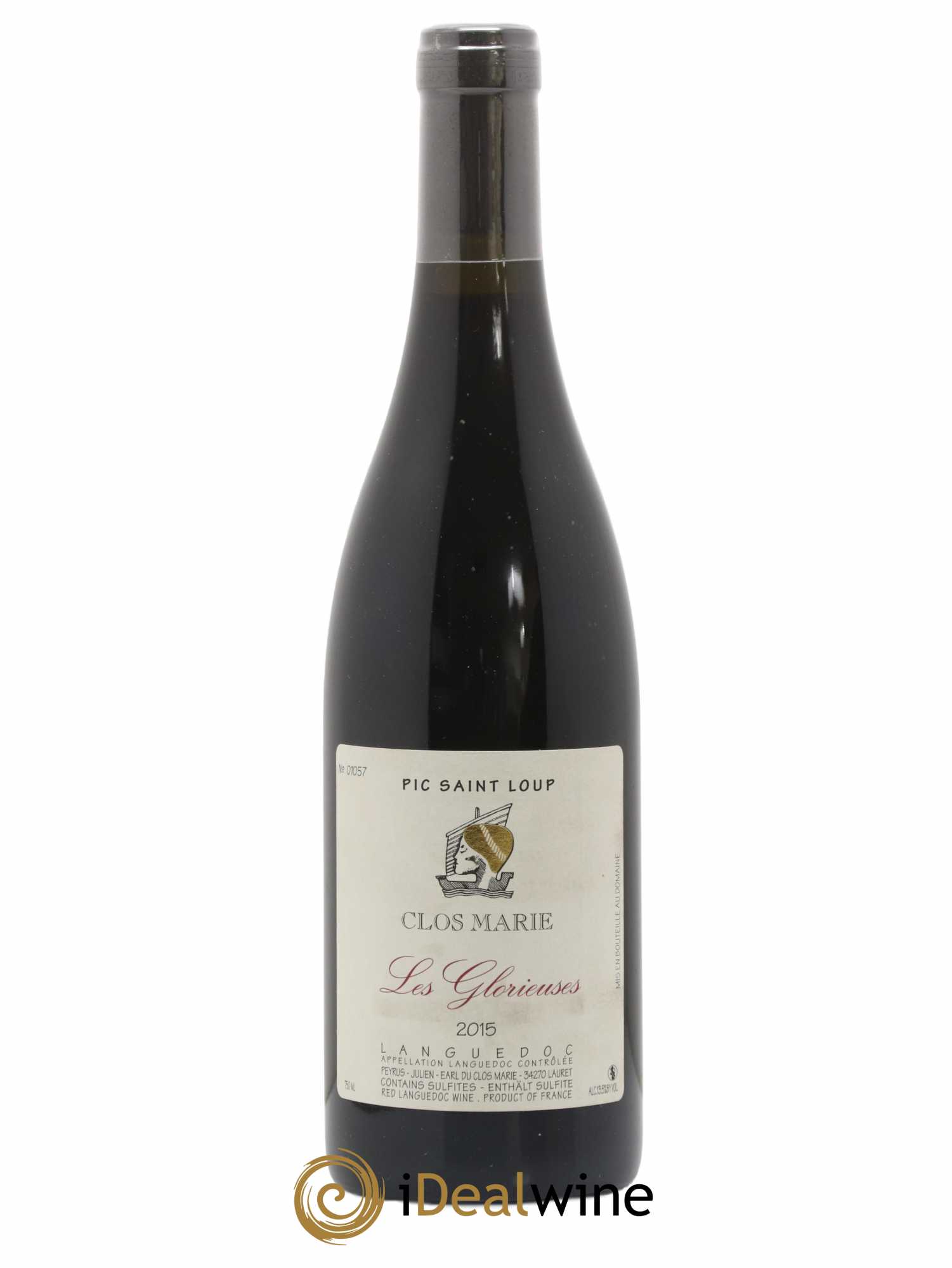 Pic Saint-Loup Clos Marie Les Glorieuses Christophe Peyrus et Françoise Julien 2015 - Lot de 1 bouteille - 0