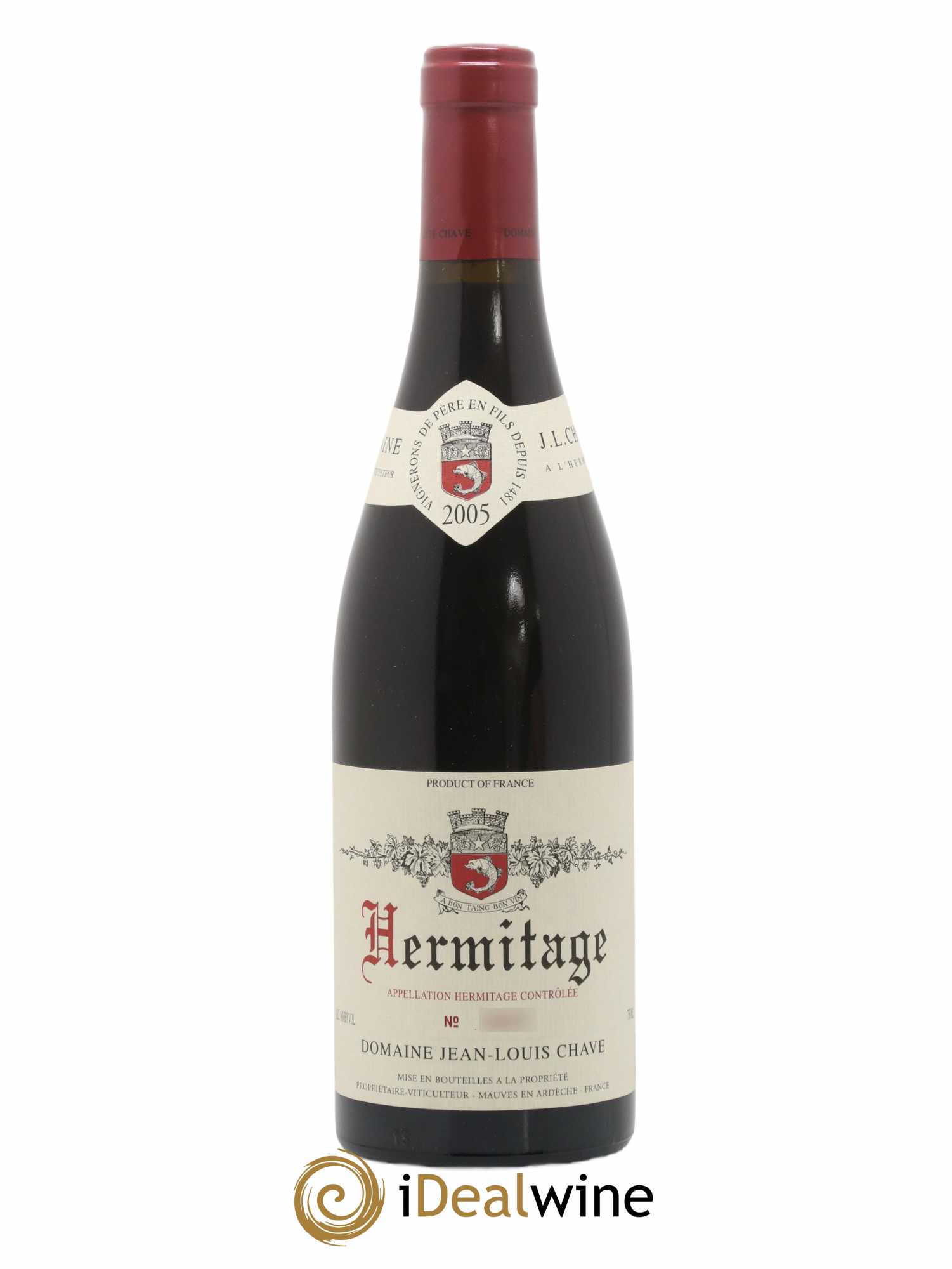 Hermitage Jean-Louis Chave 2005 - Lot de 1 bouteille - 0
