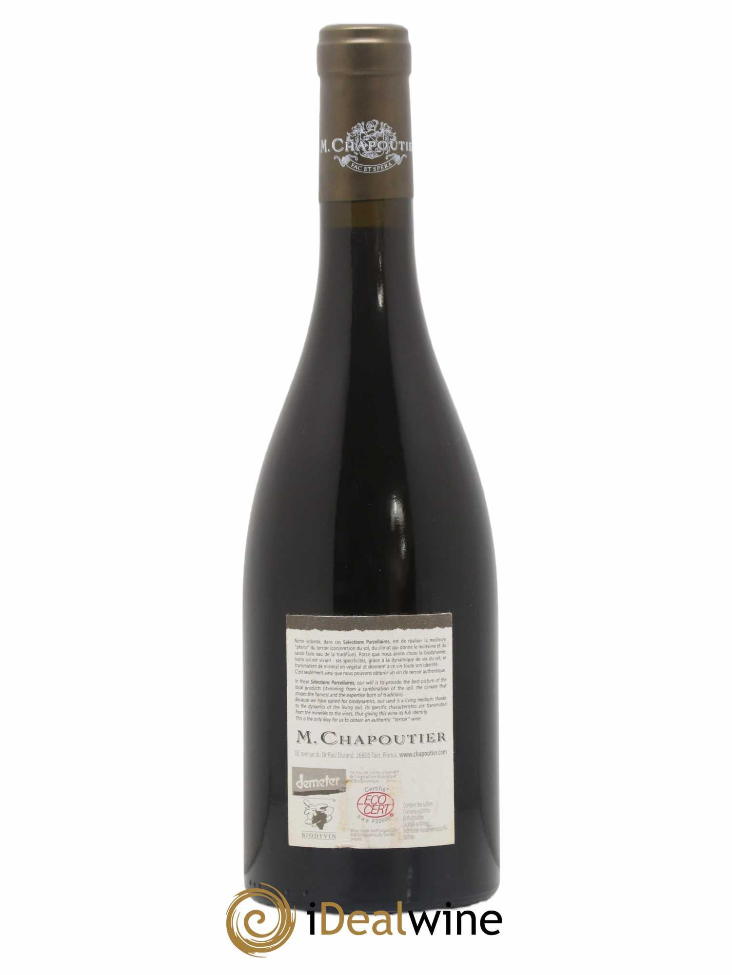 Hermitage Ermitage l'Ermite Chapoutier 2005 - Lot de 1 bouteille - 1