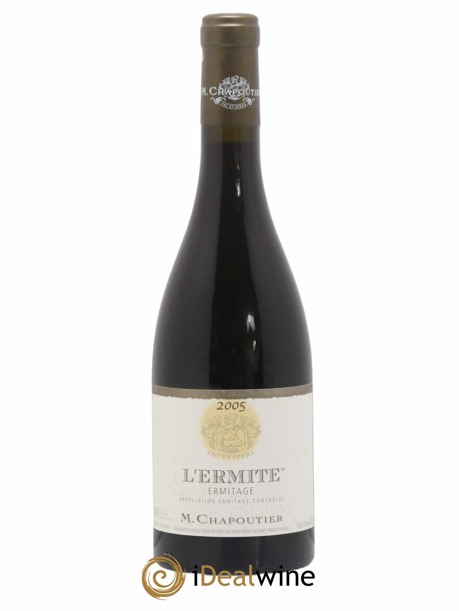 Hermitage Ermitage l'Ermite Chapoutier 2005 - Lot de 1 bouteille - 0