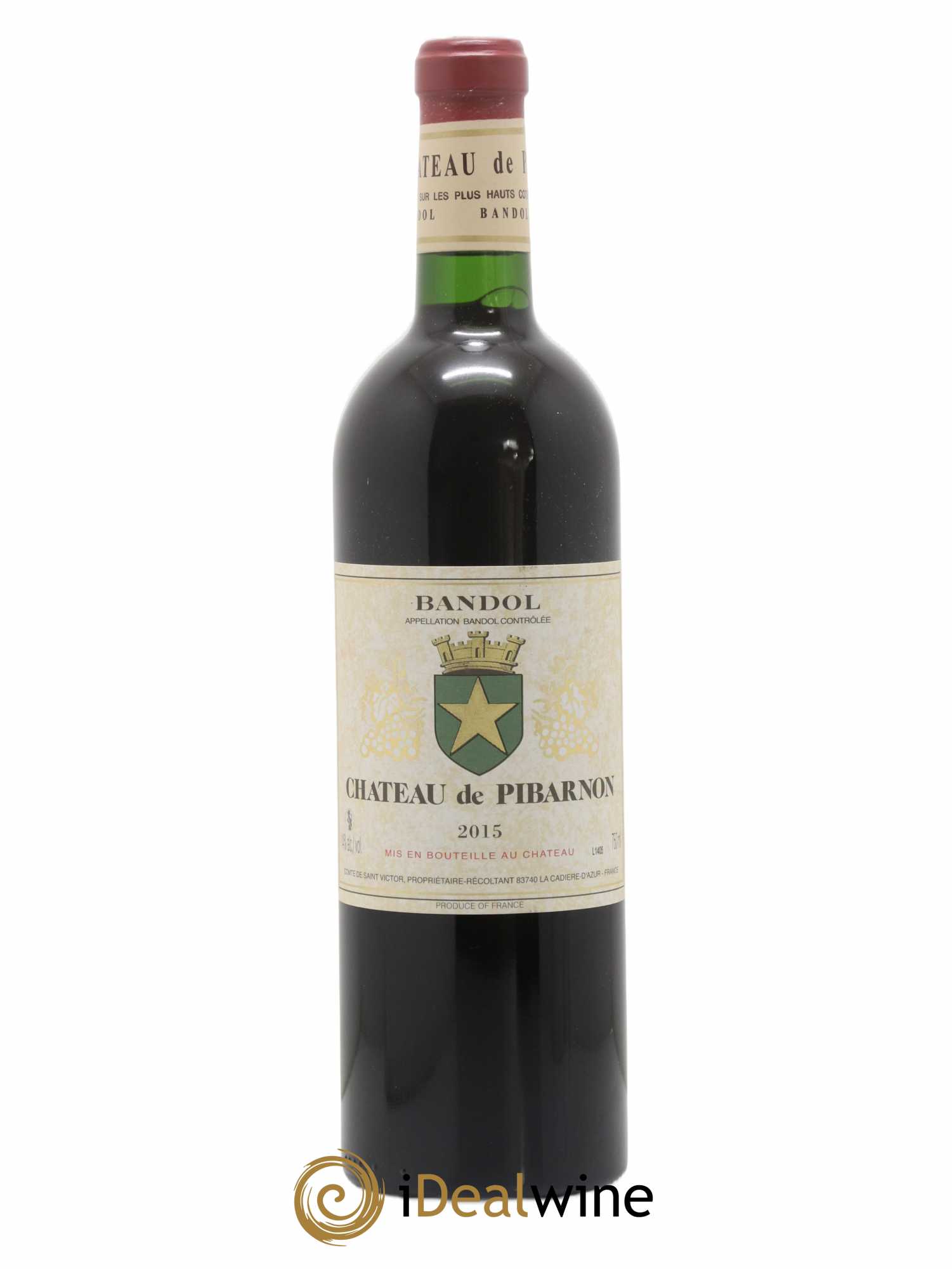 Bandol Château de Pibarnon Comte de Saint-Victor 2015 - Lot de 1 bouteille - 0