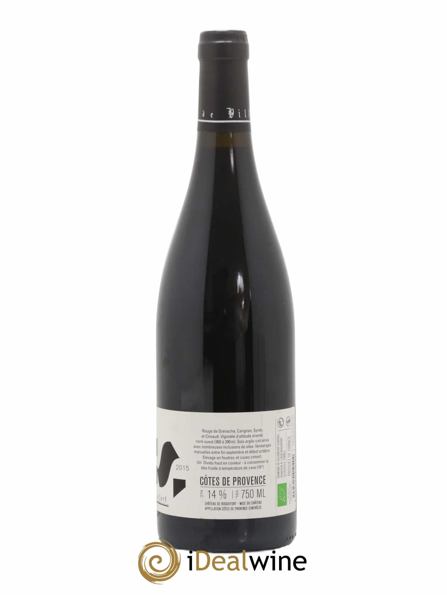 Côtes de Provence Les Mûres Château de Roquefort 2015 - Lot of 1 bottle - 1