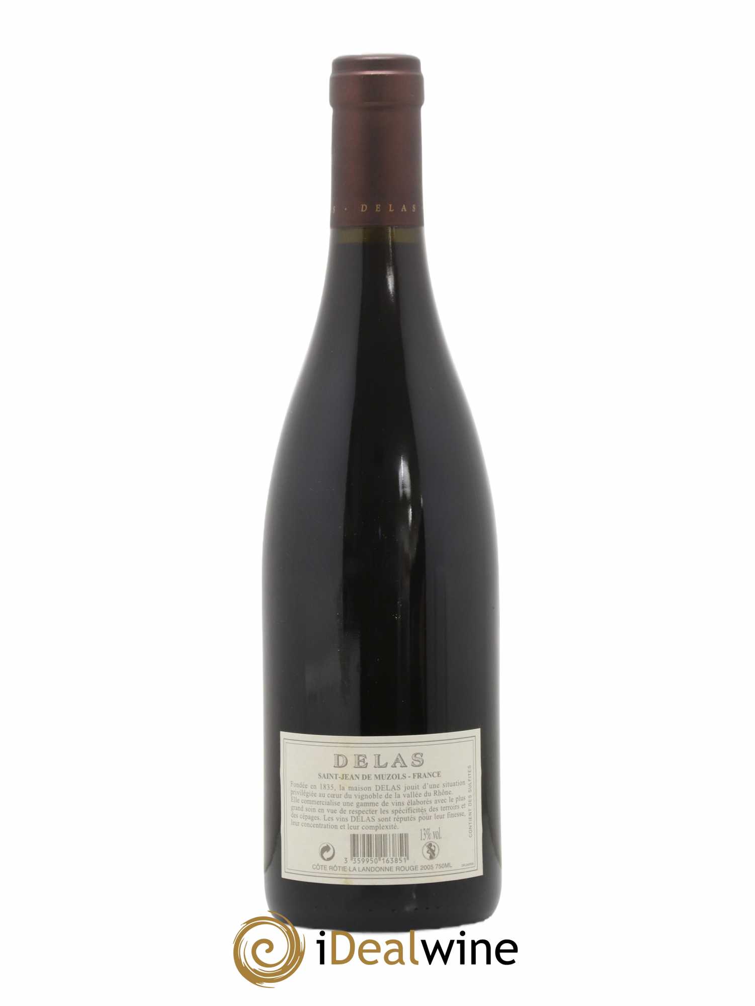 Côte-Rôtie La Landonne Delas Frères 2005 - Lot de 1 bouteille - 1