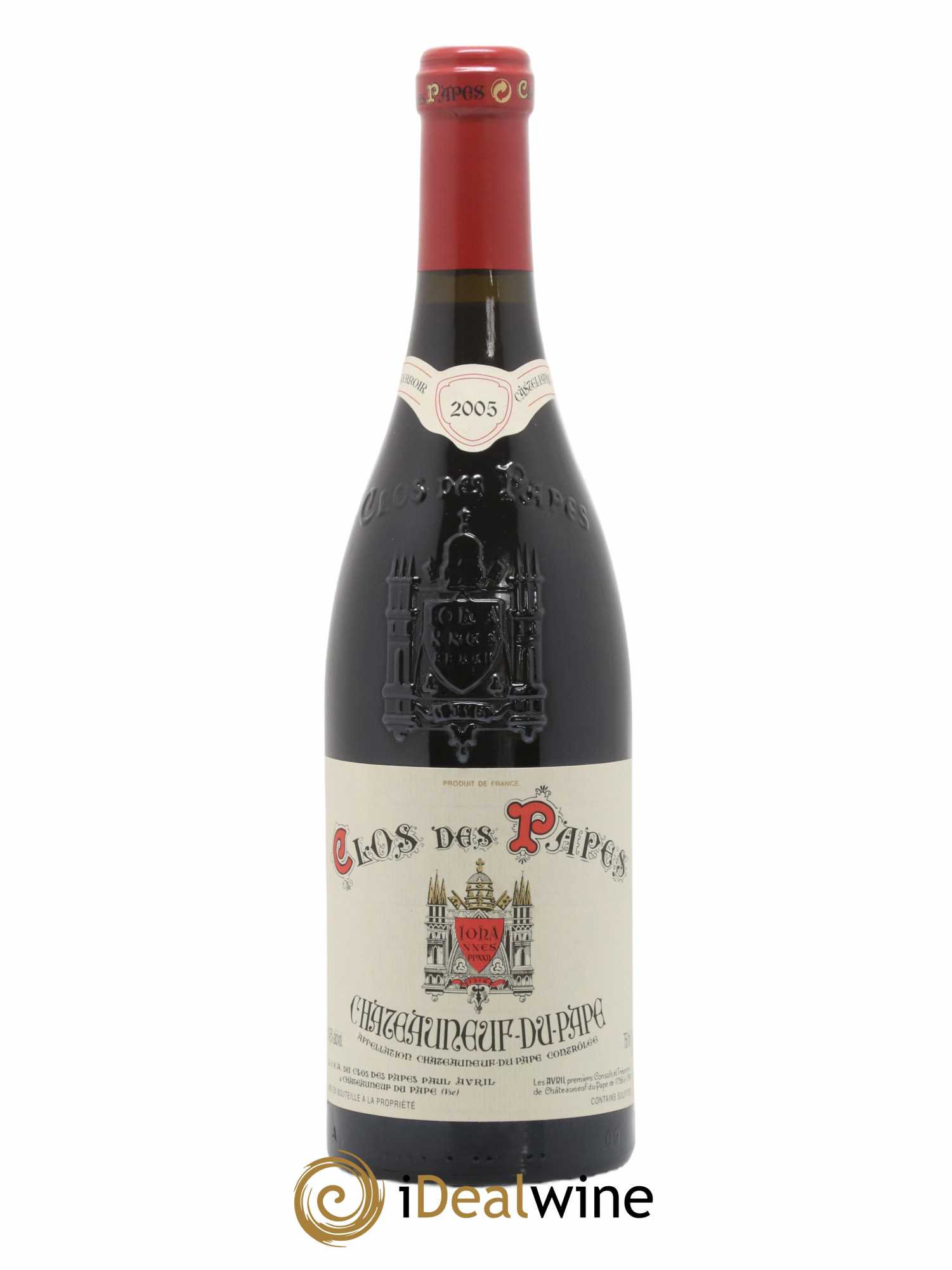 Châteauneuf-du-Pape Clos des Papes - Paul Avril 2005 - Lot de 1 bouteille - 0