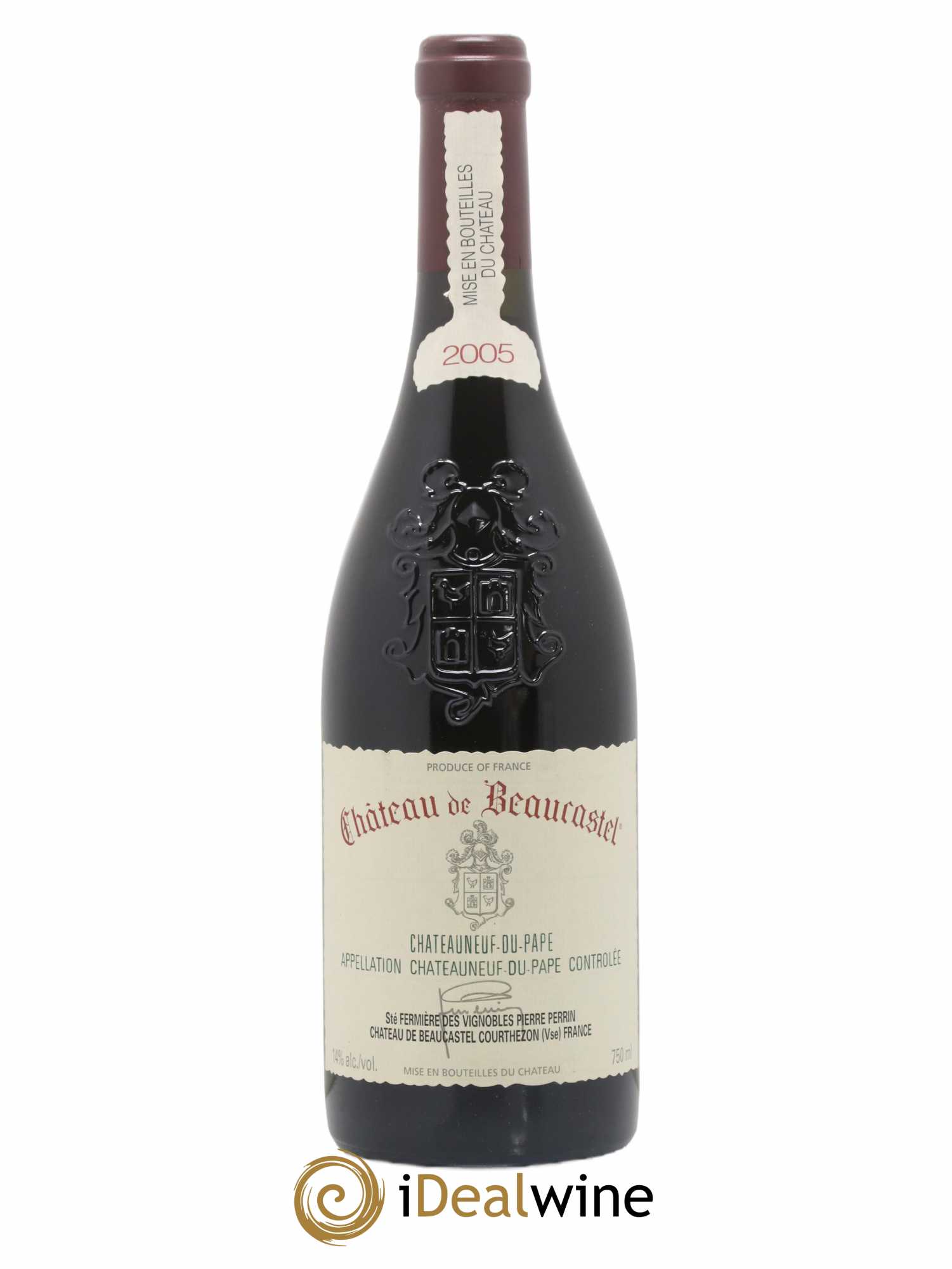 Châteauneuf-du-Pape Château de Beaucastel Famille Perrin 2005 - Lot de 1 bouteille - 0