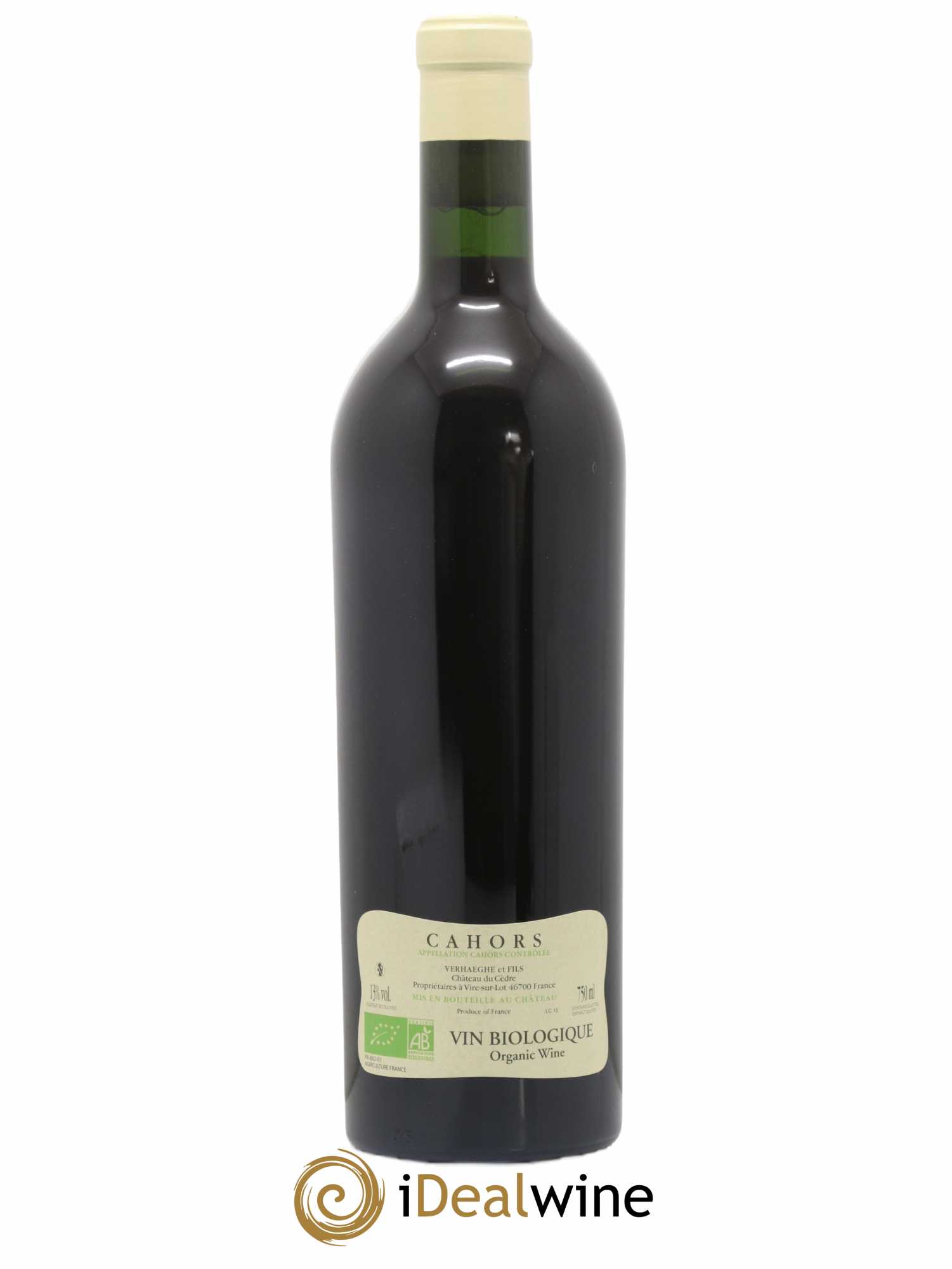 Cahors Château du Cèdre Cuvée Le Cèdre Pascal et Jean-Marc Verhaeghe 2015 - Lot de 1 bouteille - 1