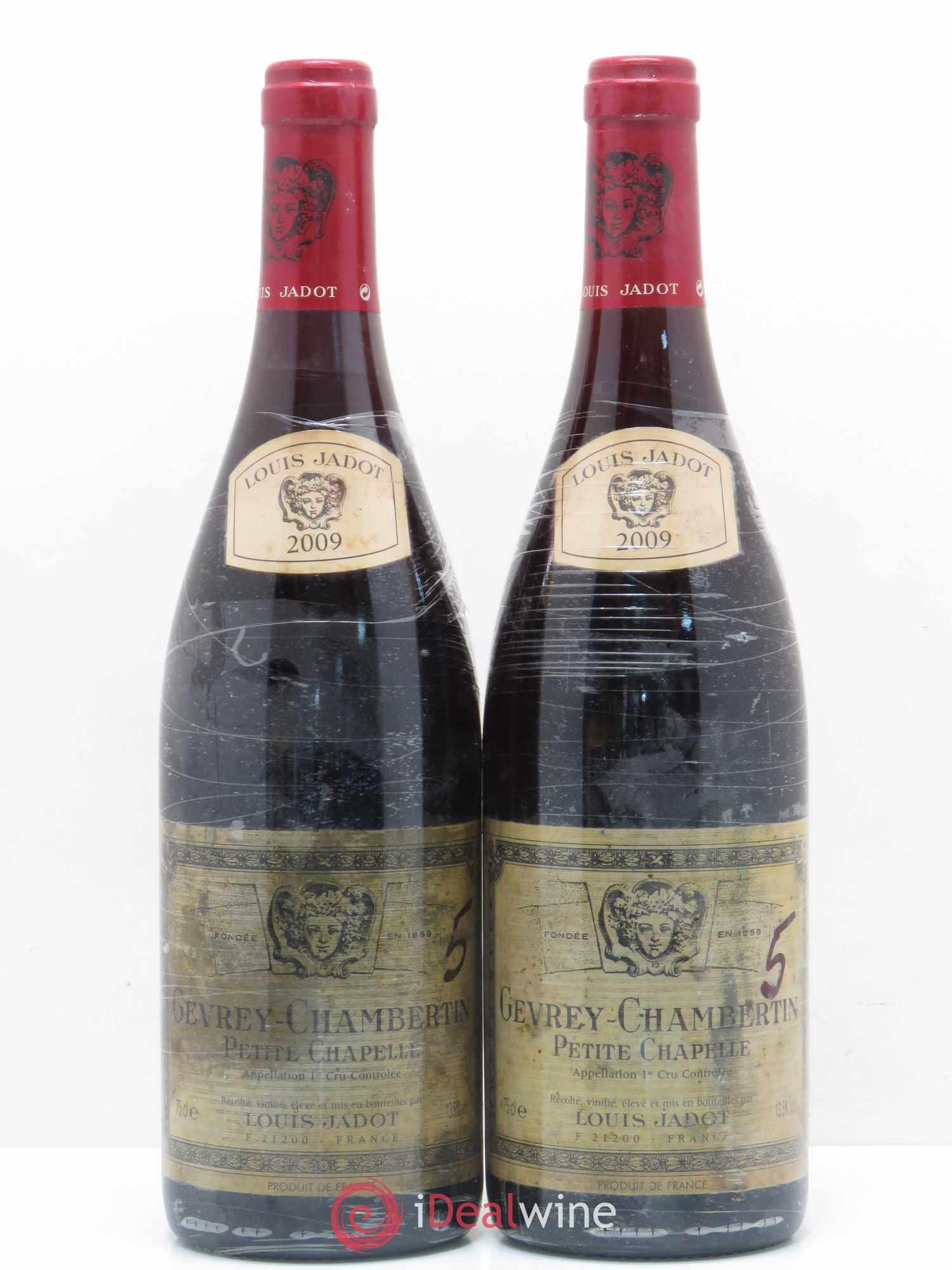 Gevrey-Chambertin 1er Cru Petite Chapelle Maison Louis Jadot 2009 - Lot de 2 bouteilles - 0