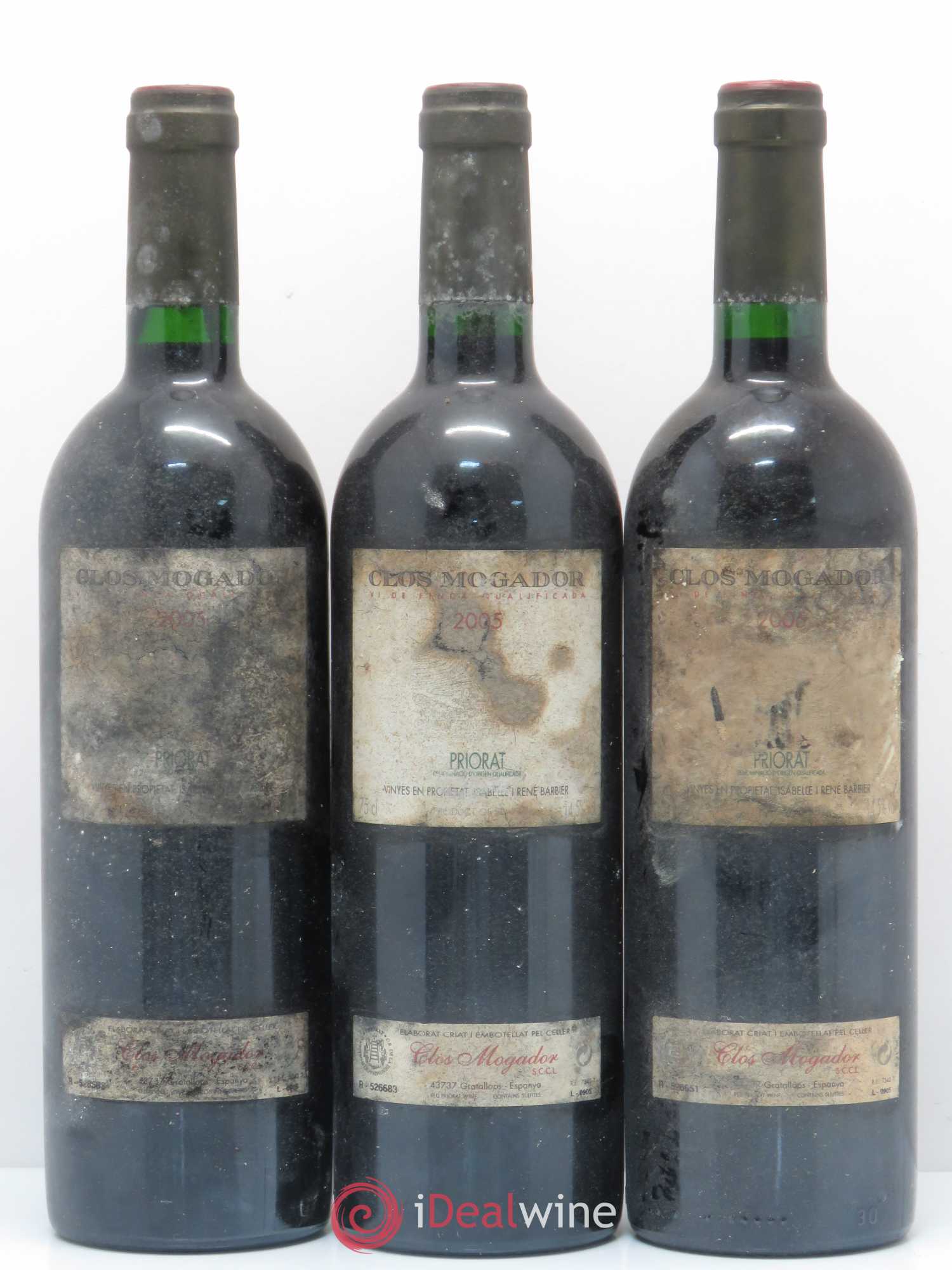 Priorat Clos Mogador DOCA René Barbier 2005 - Posten von 3 Flaschen - 0