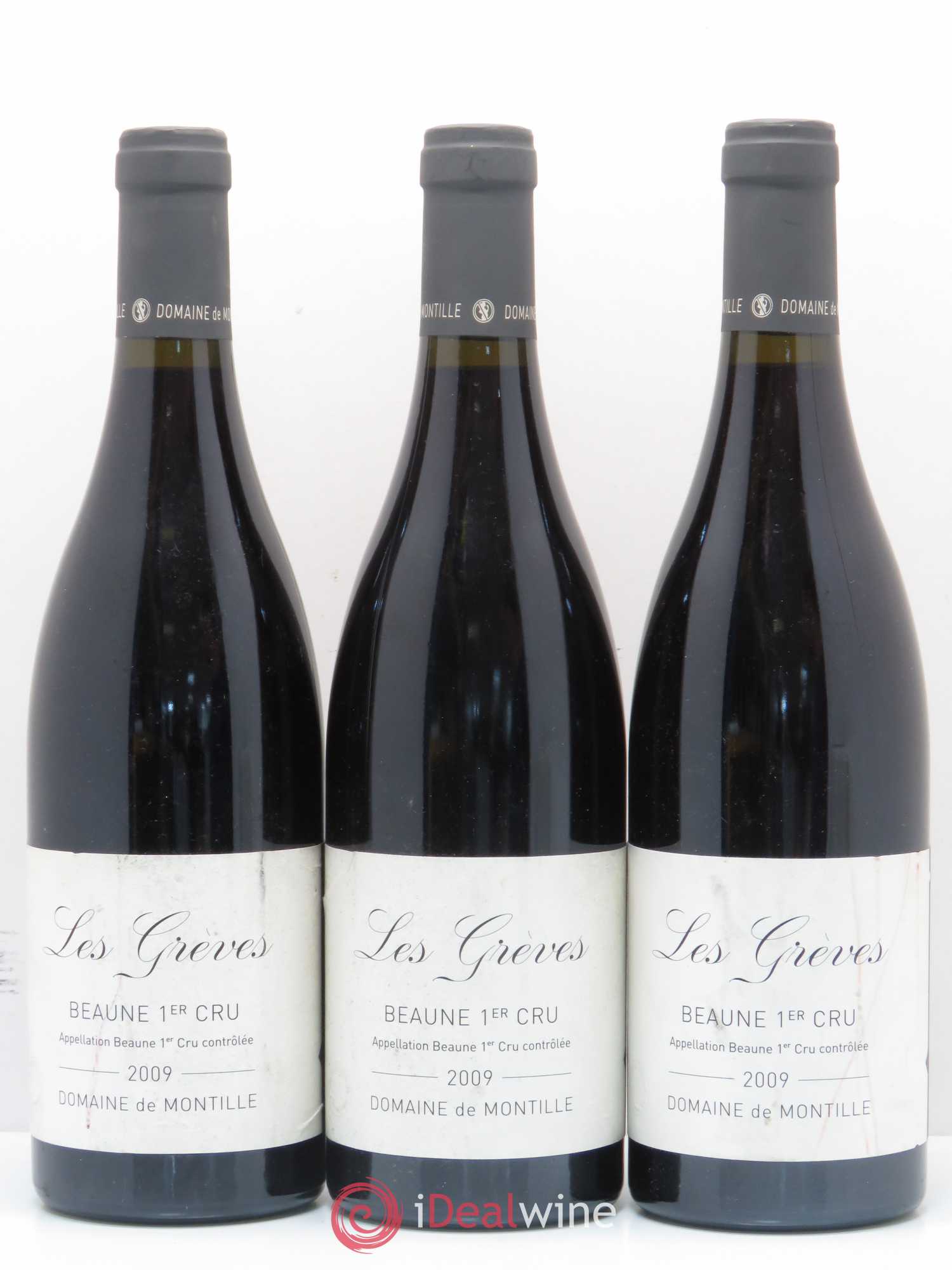 Beaune 1er Cru Les Grèves De Montille (Domaine) 2009 - Lotto di 3 bottiglie - 0