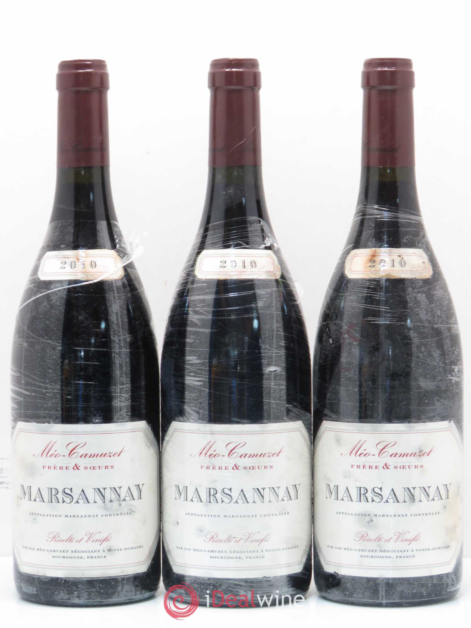 Marsannay Méo-Camuzet (Domaine) 2010 - Lot de 3 bouteilles - 0