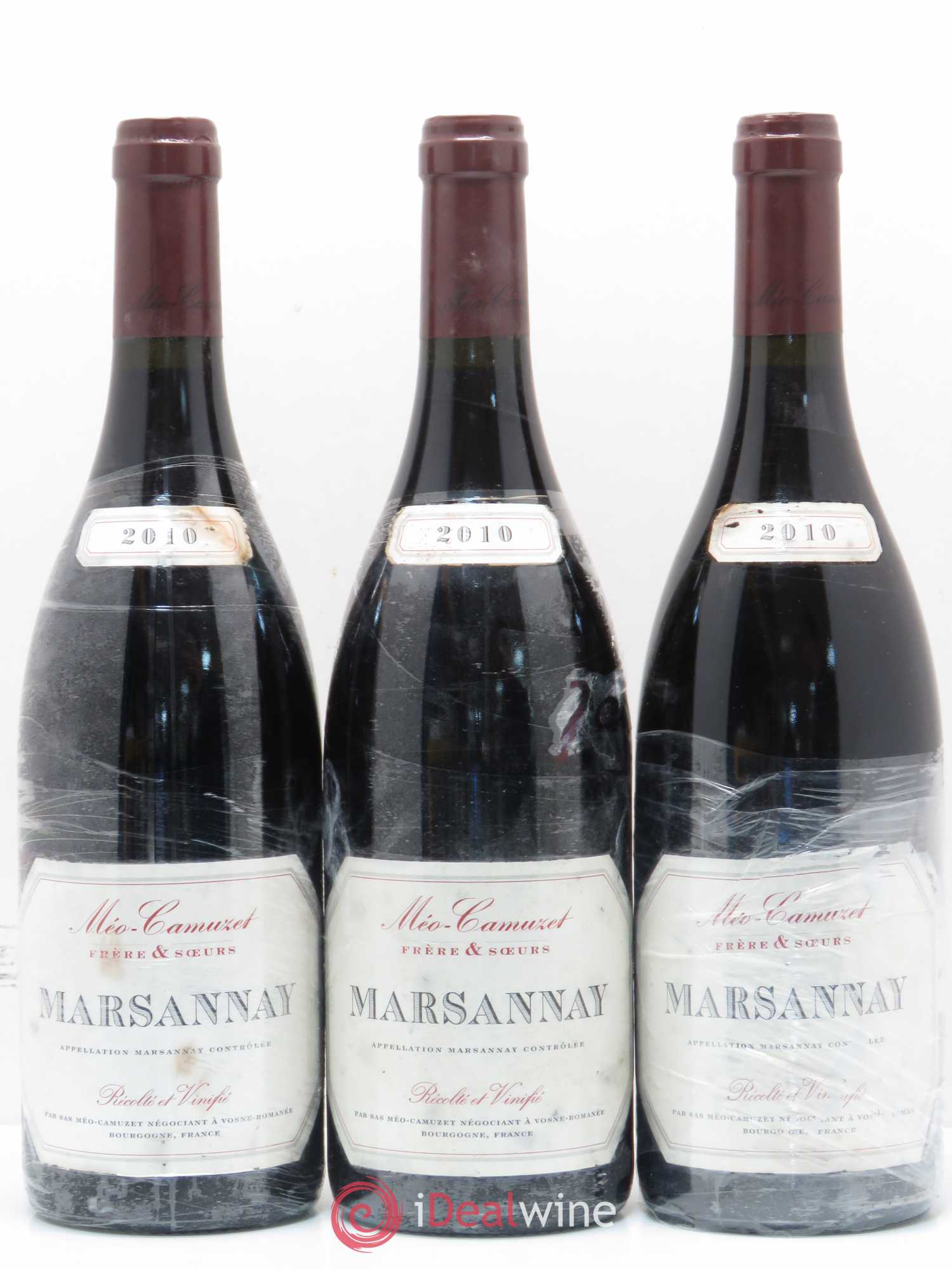 Marsannay Méo-Camuzet (Domaine) 2010 - Lot de 3 bouteilles - 0