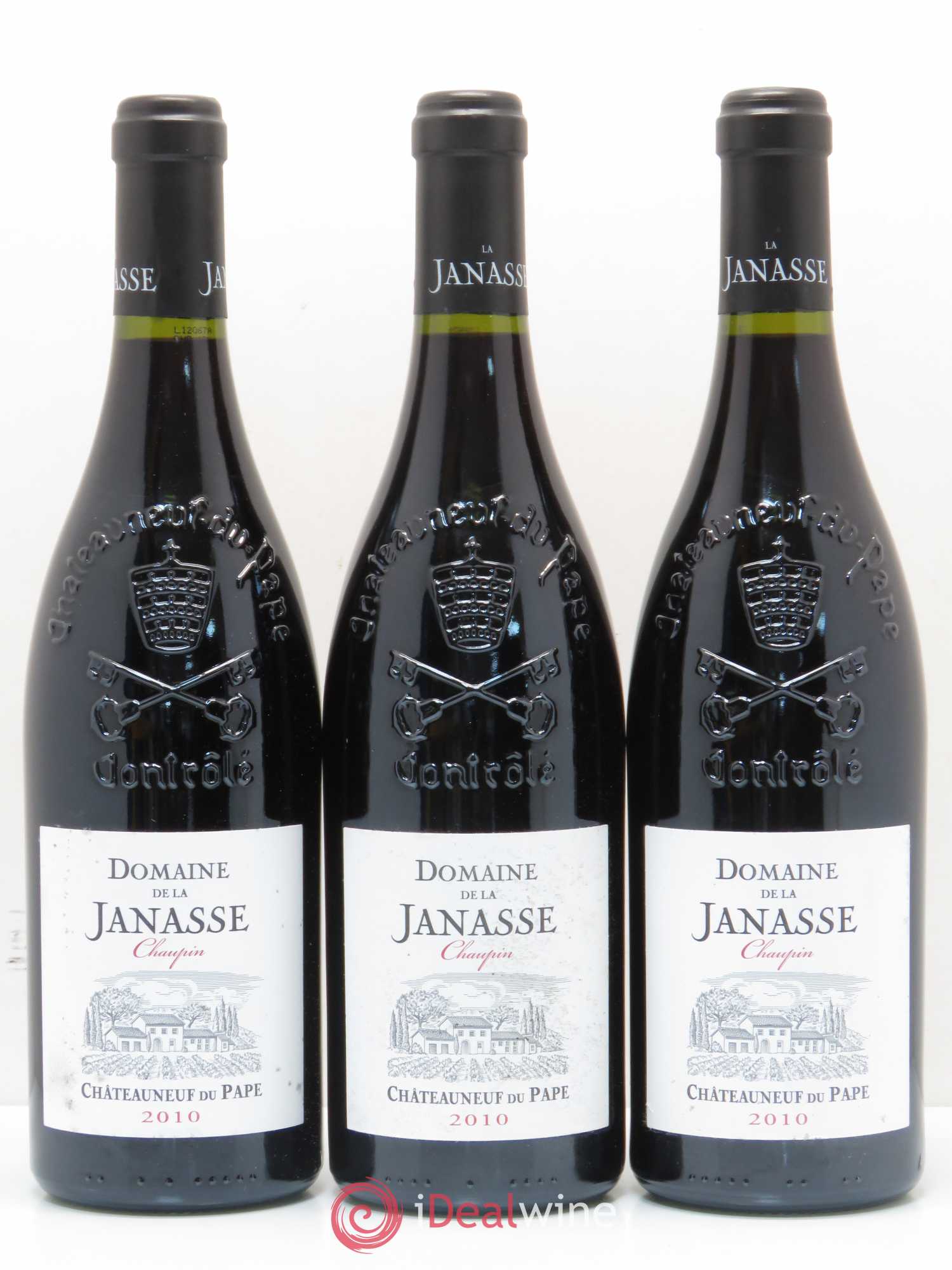 Châteauneuf-du-Pape Cuvée Chaupin La Janasse (Domaine de) 2010 - Lot de 3 bouteilles - 0