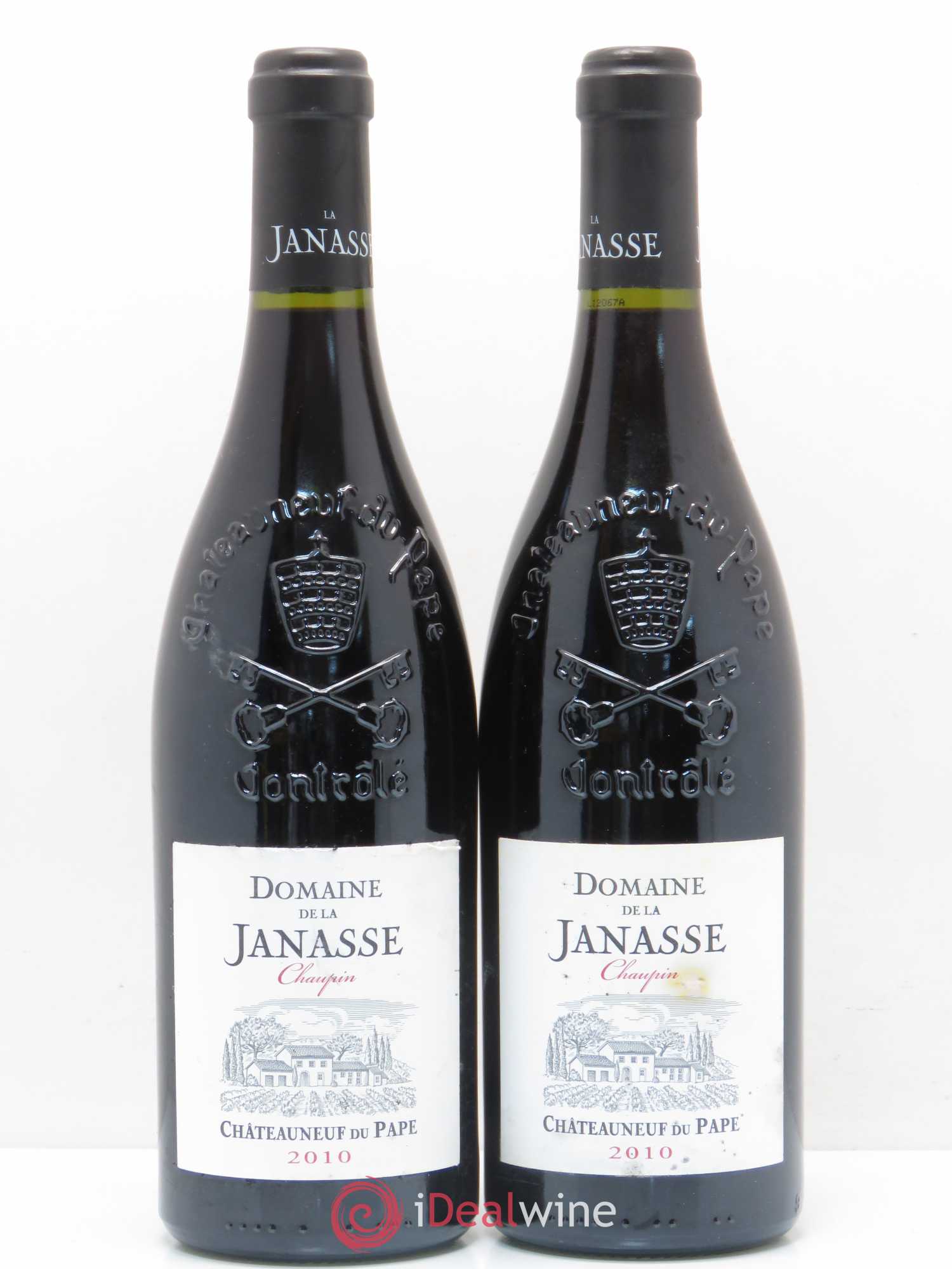 Châteauneuf-du-Pape Cuvée Chaupin La Janasse (Domaine de) 2010 - Lot de 2 bouteilles - 0