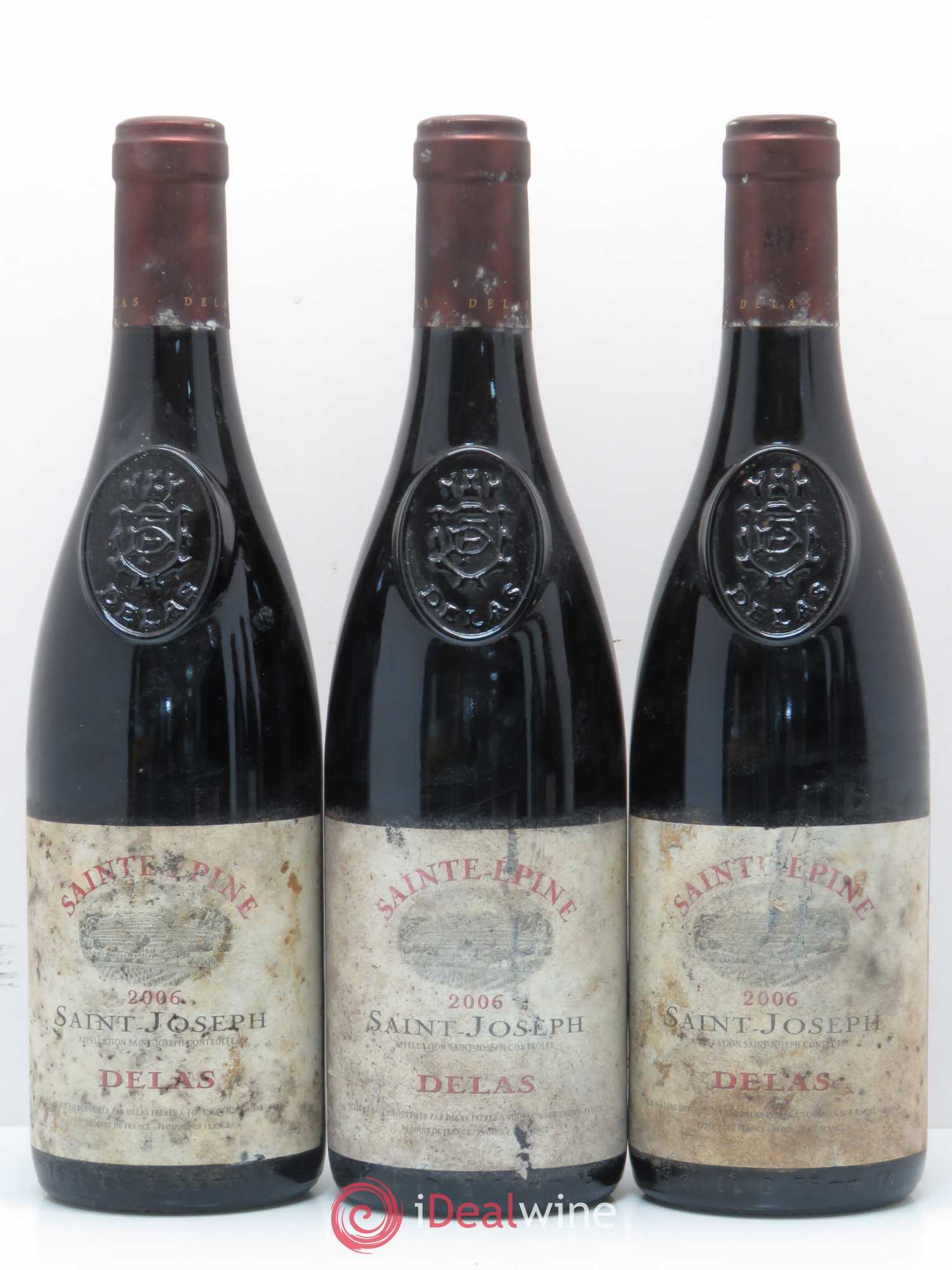 Saint-Joseph Sainte-Epine Delas Frères (sans prix de réserve) 2006 - Lot de 5 bouteilles - 1