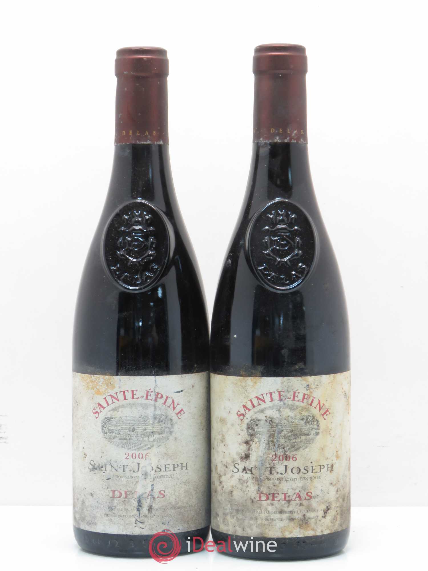 Saint-Joseph Sainte-Epine Delas Frères (senza prezzo di riserva) 2006 - Lotto di 2 bottiglie - 0