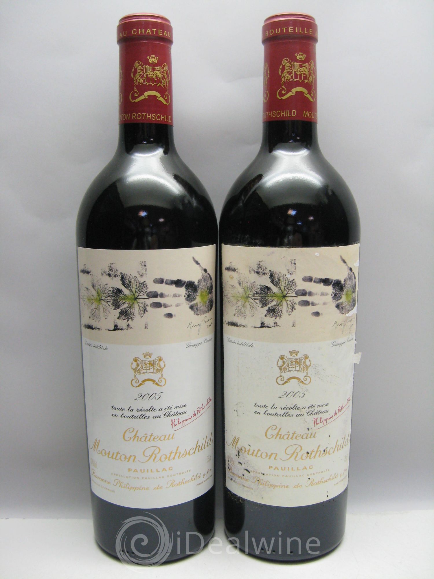Château Mouton Rothschild 1er Grand Cru Classé (2 caisses de 6 btes) 2005 - Lot de 12 bouteilles - 0