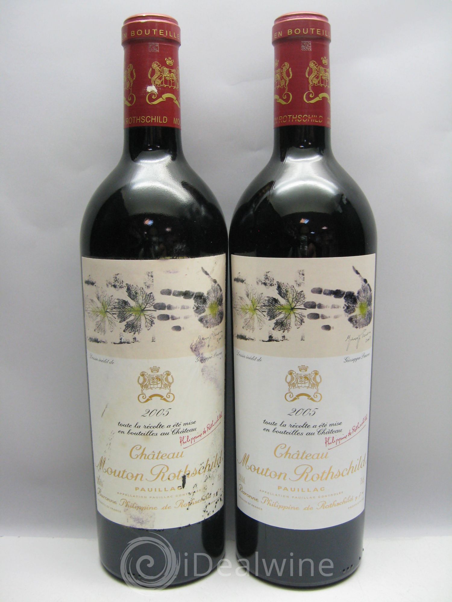 Château Mouton Rothschild 1er Grand Cru Classé (2 caisses de 6 btes) 2005 - Lot de 12 bouteilles - 3
