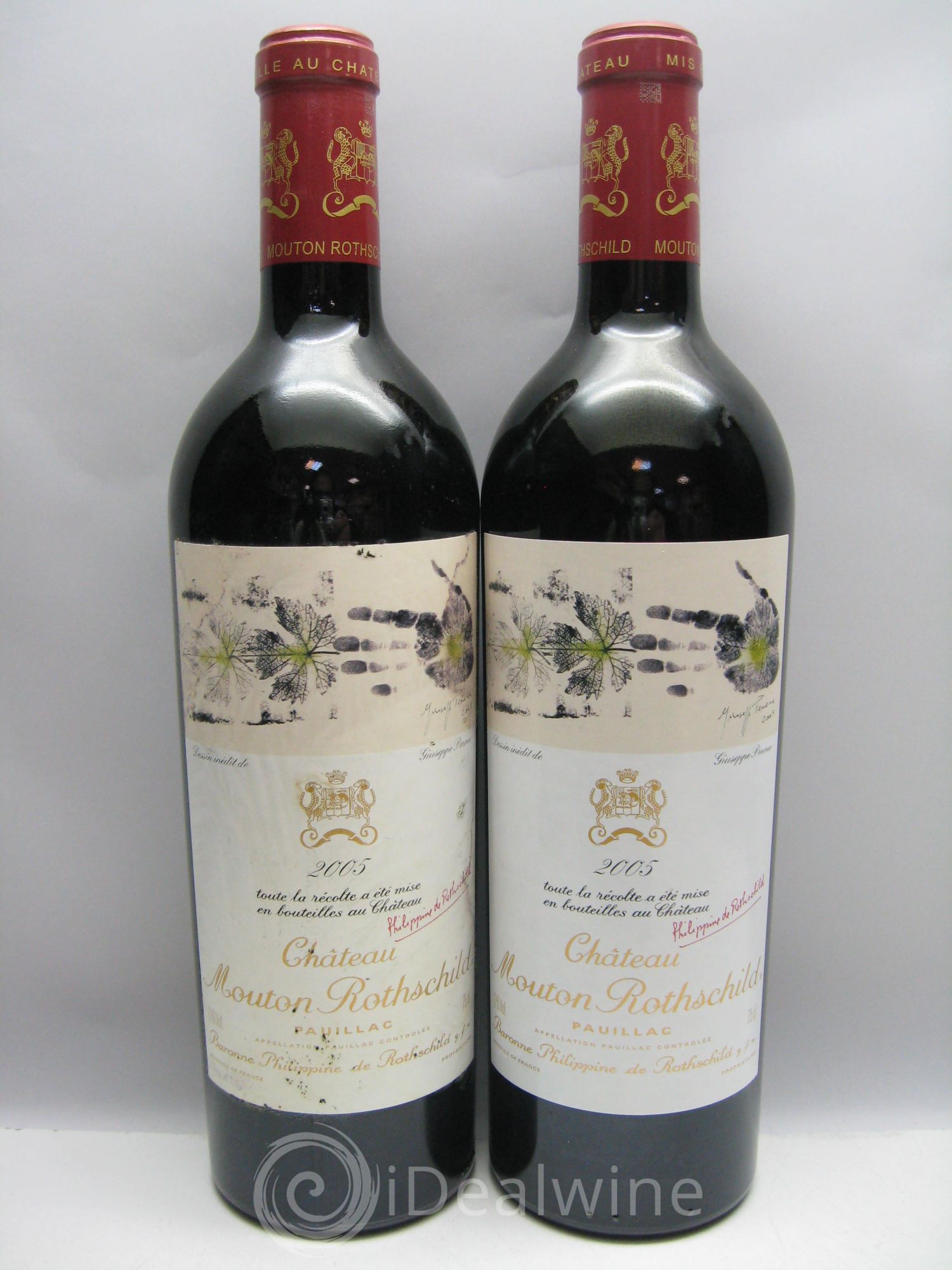 Château Mouton Rothschild 1er Grand Cru Classé (2 caisses de 6 btes) 2005 - Lot de 12 bouteilles - 4