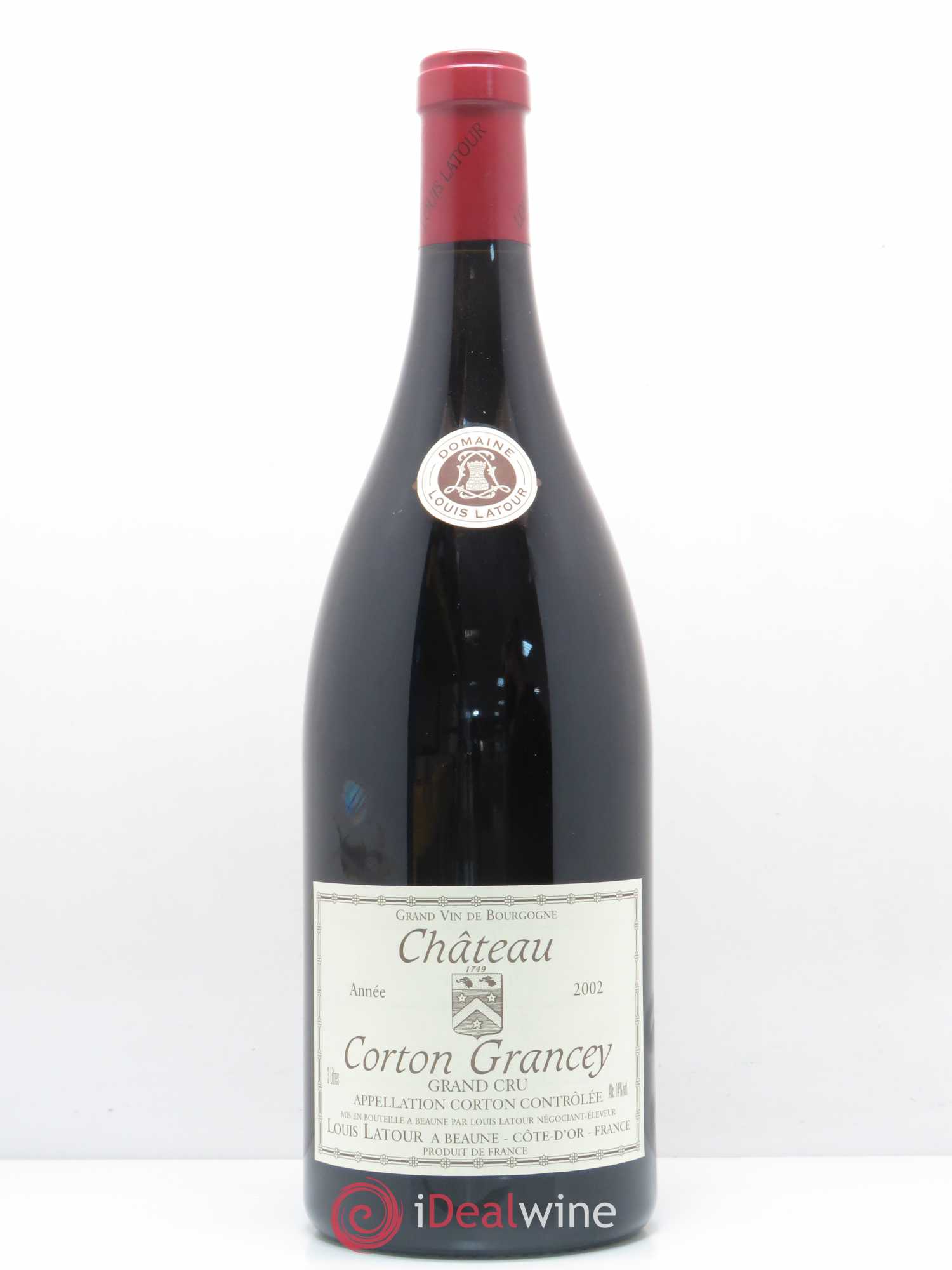 Corton Grand Cru Château Corton Grancey Louis Latour (sans prix de réserve) 2002 - Lot de 1 double magnum - 0
