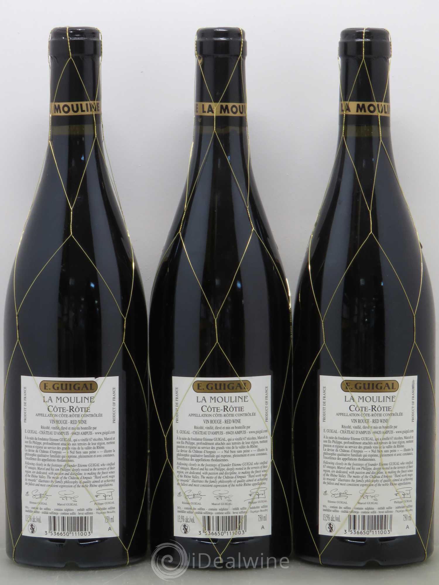 Côte-Rôtie La Mouline Guigal 2006 - Lot de 6 bouteilles - 4