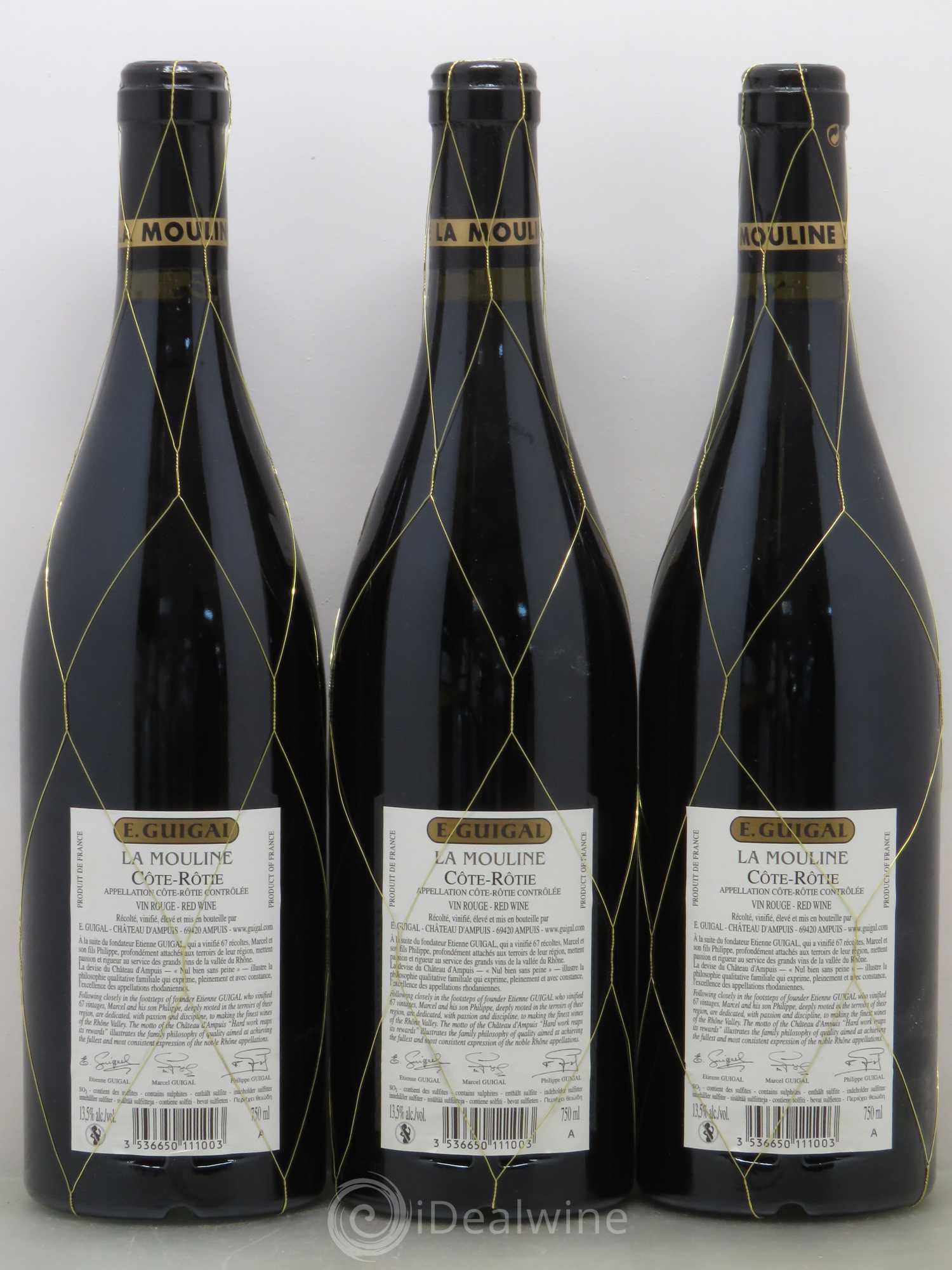 Côte-Rôtie La Mouline Guigal 2006 - Lot de 3 bouteilles - 1